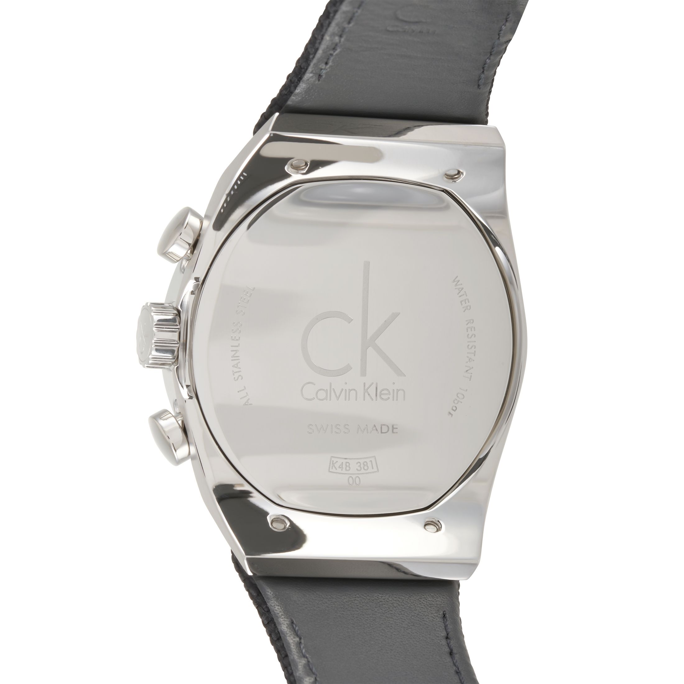 Calvin Klein Eager Chronograph Stainless Steel Watch K4B381B3