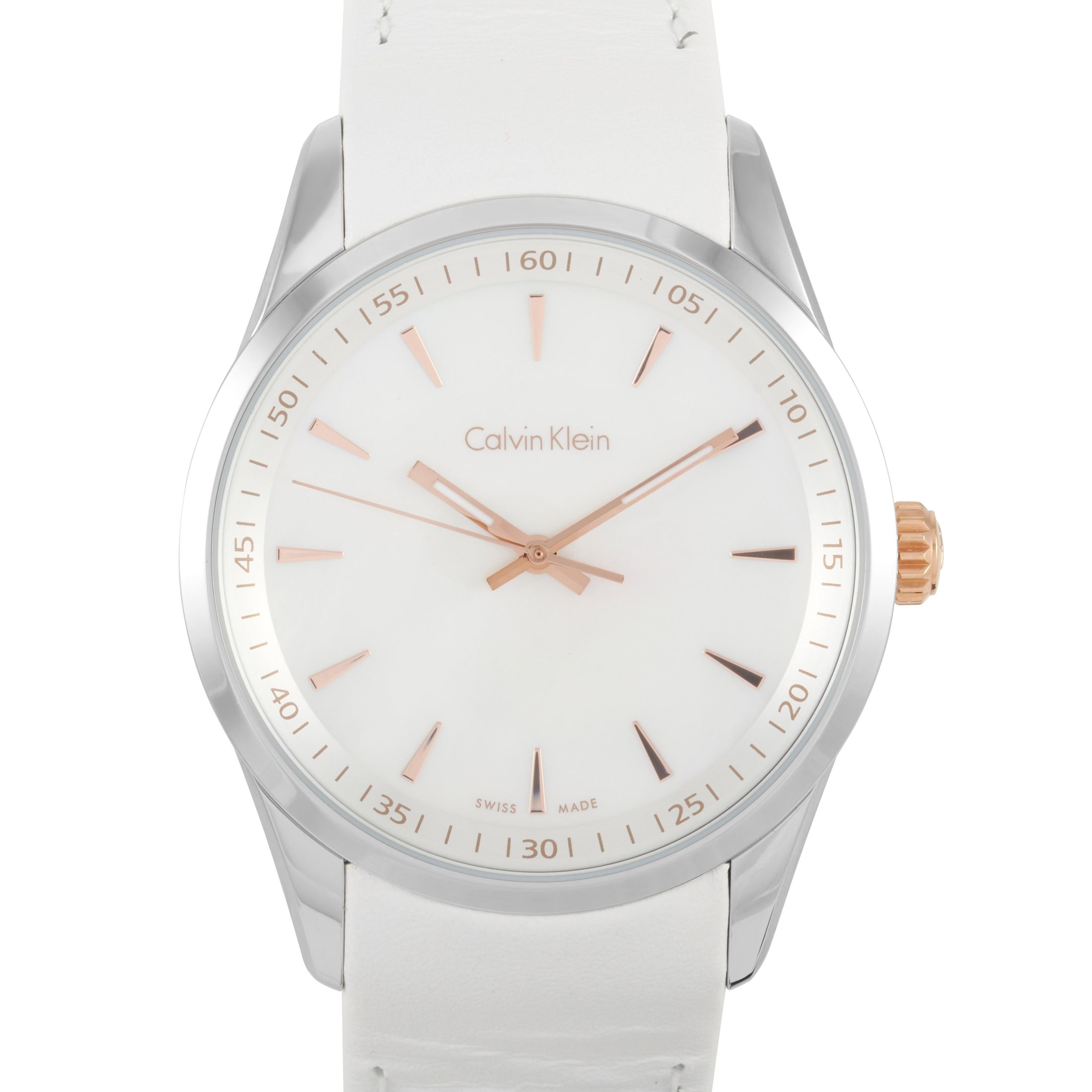 Calvin Klein Bold White Watch K5A31BLG