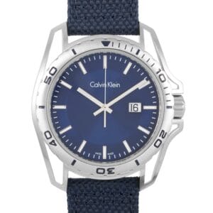 Calvin Klein Earth Blue Dial Watch K5Y31UVN