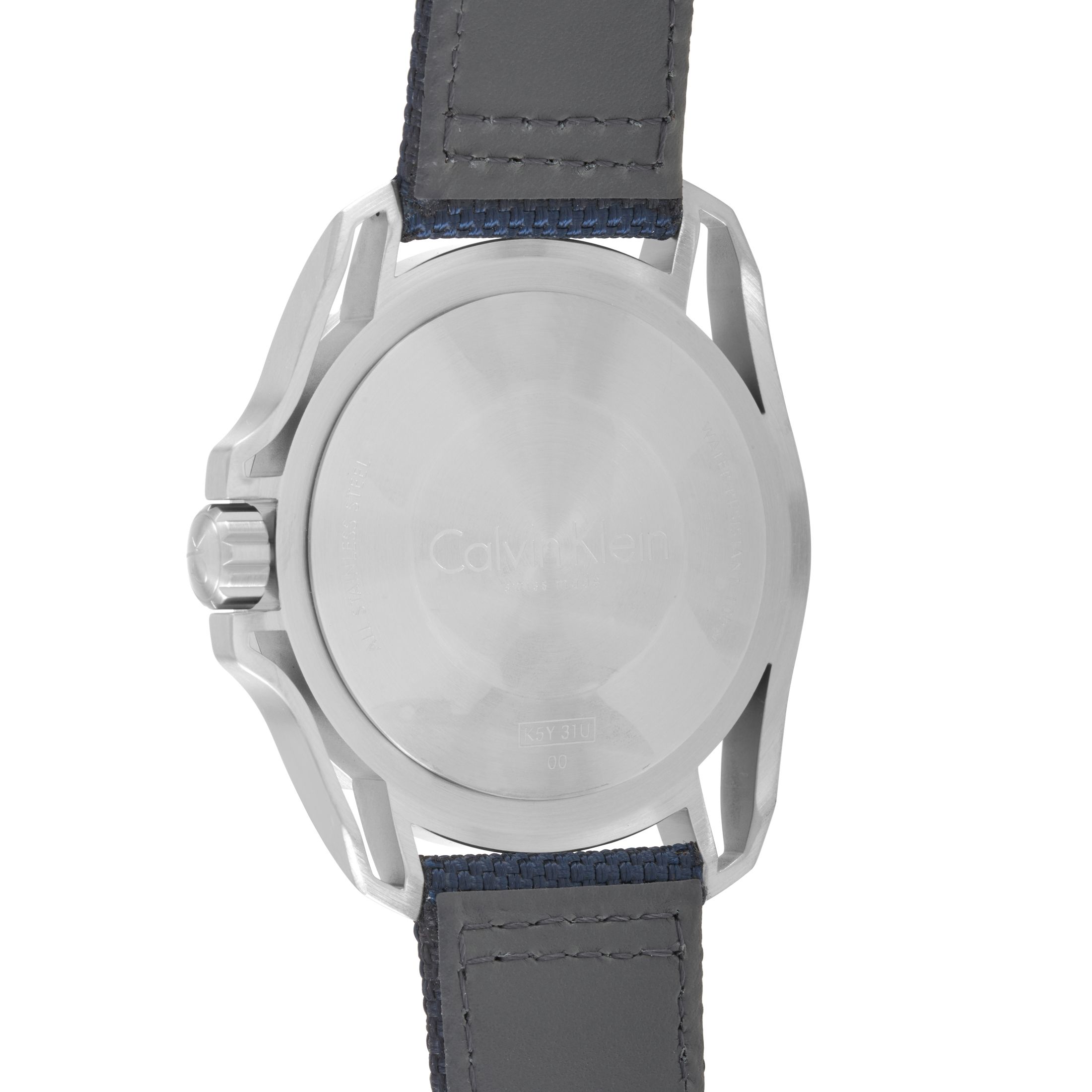 Calvin Klein Earth Blue Dial Watch K5Y31UVN