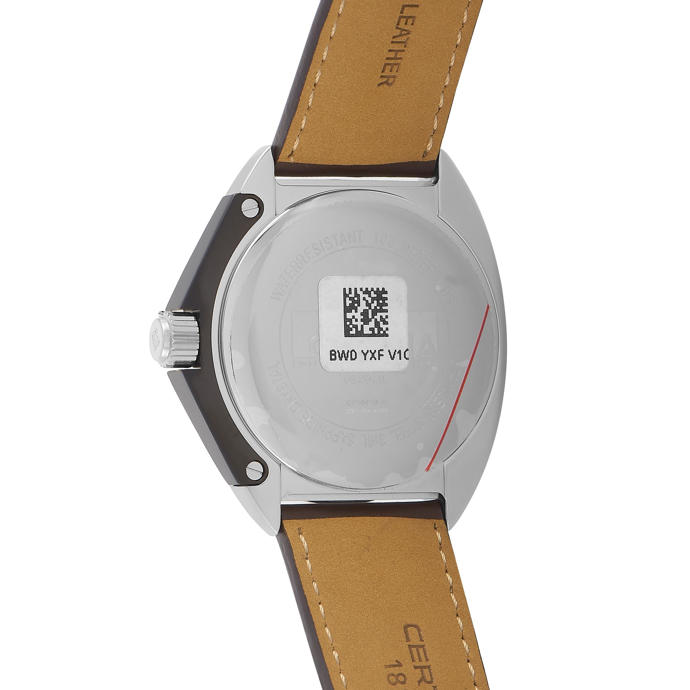 Certina DS Royal Black Dial Men's Brown Leather Watch C010.410.16.051.00