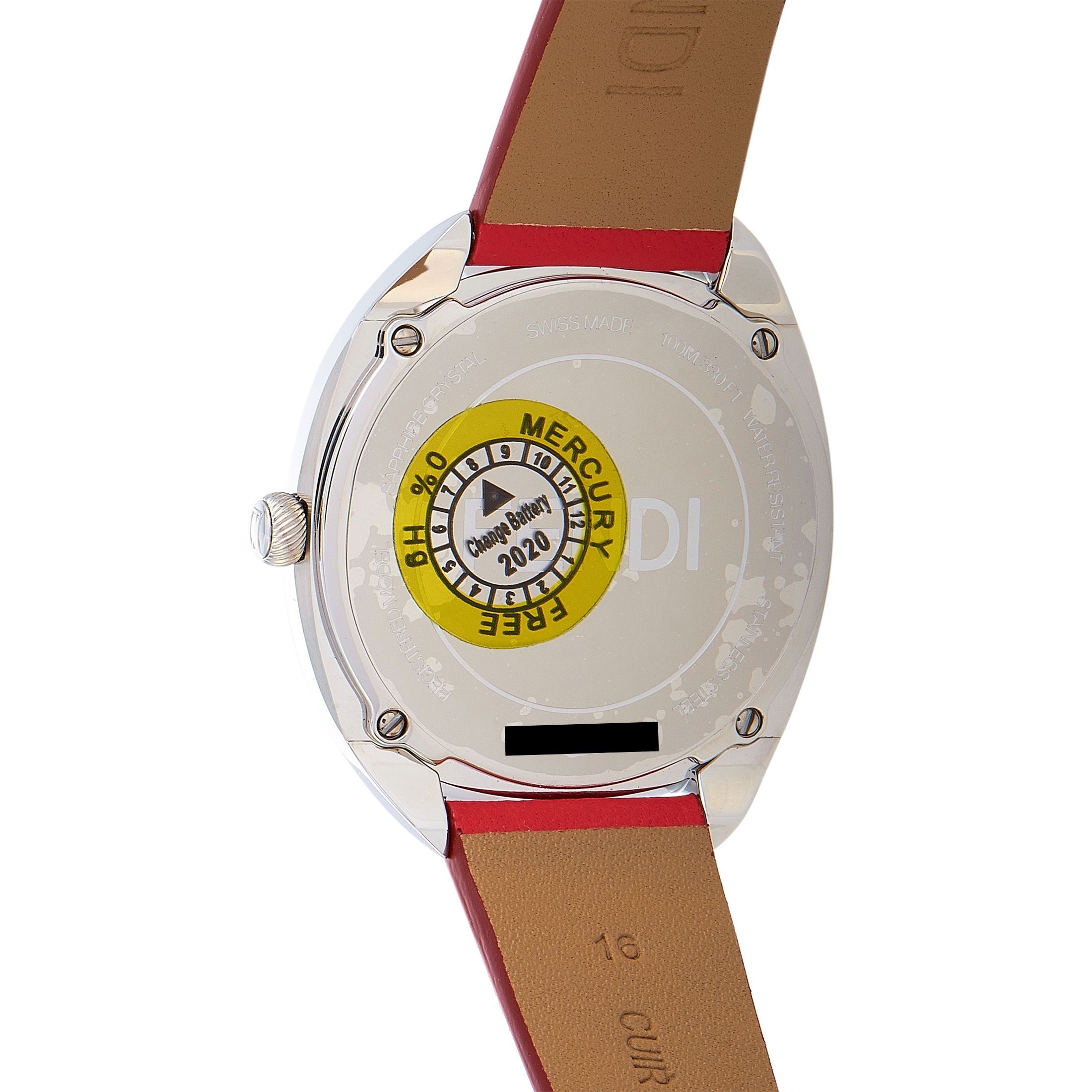 Fendi Momento Stainless Steel Quartz Watch F210034073