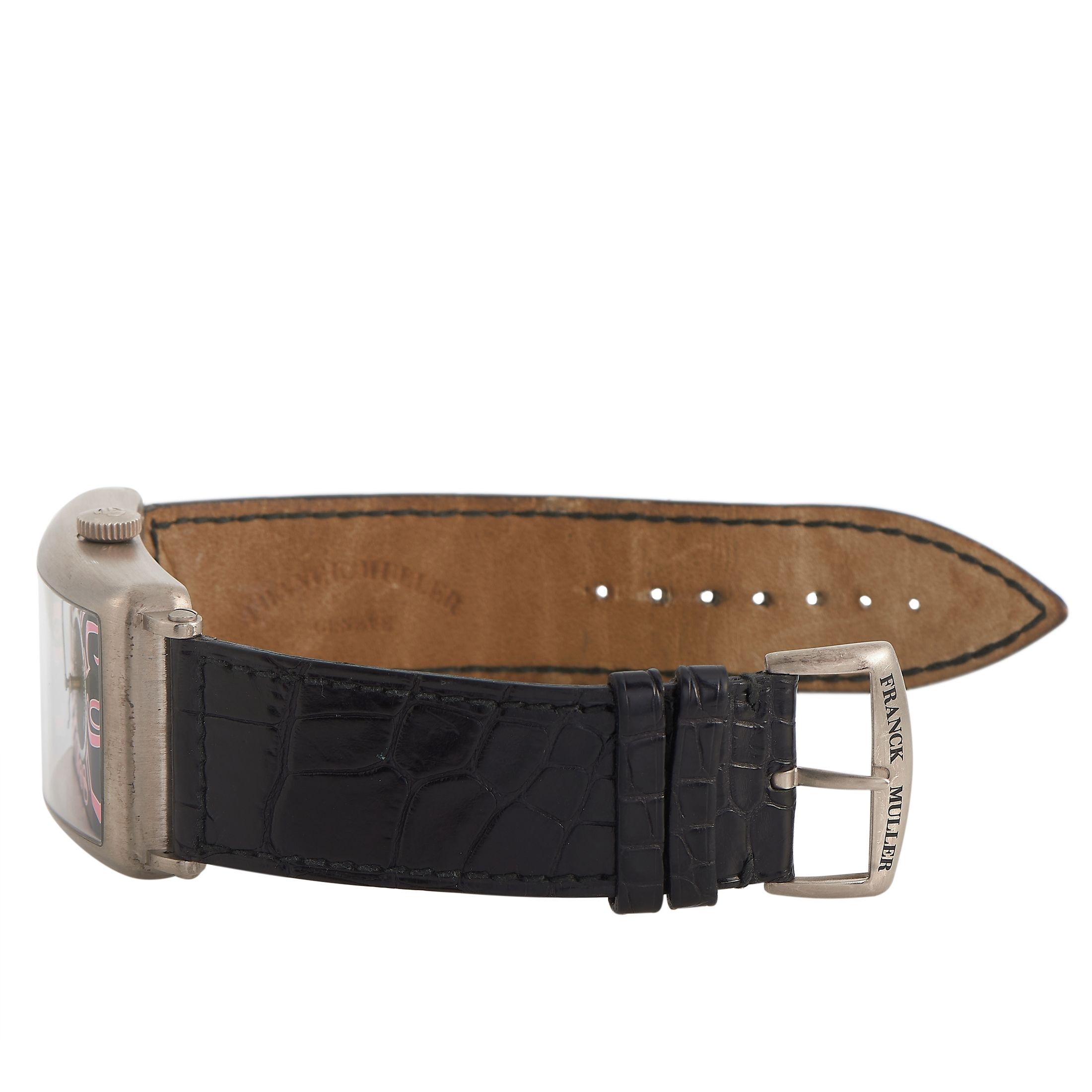 Franck Muller Long Island White Gold Watch 1200 SC Taormina