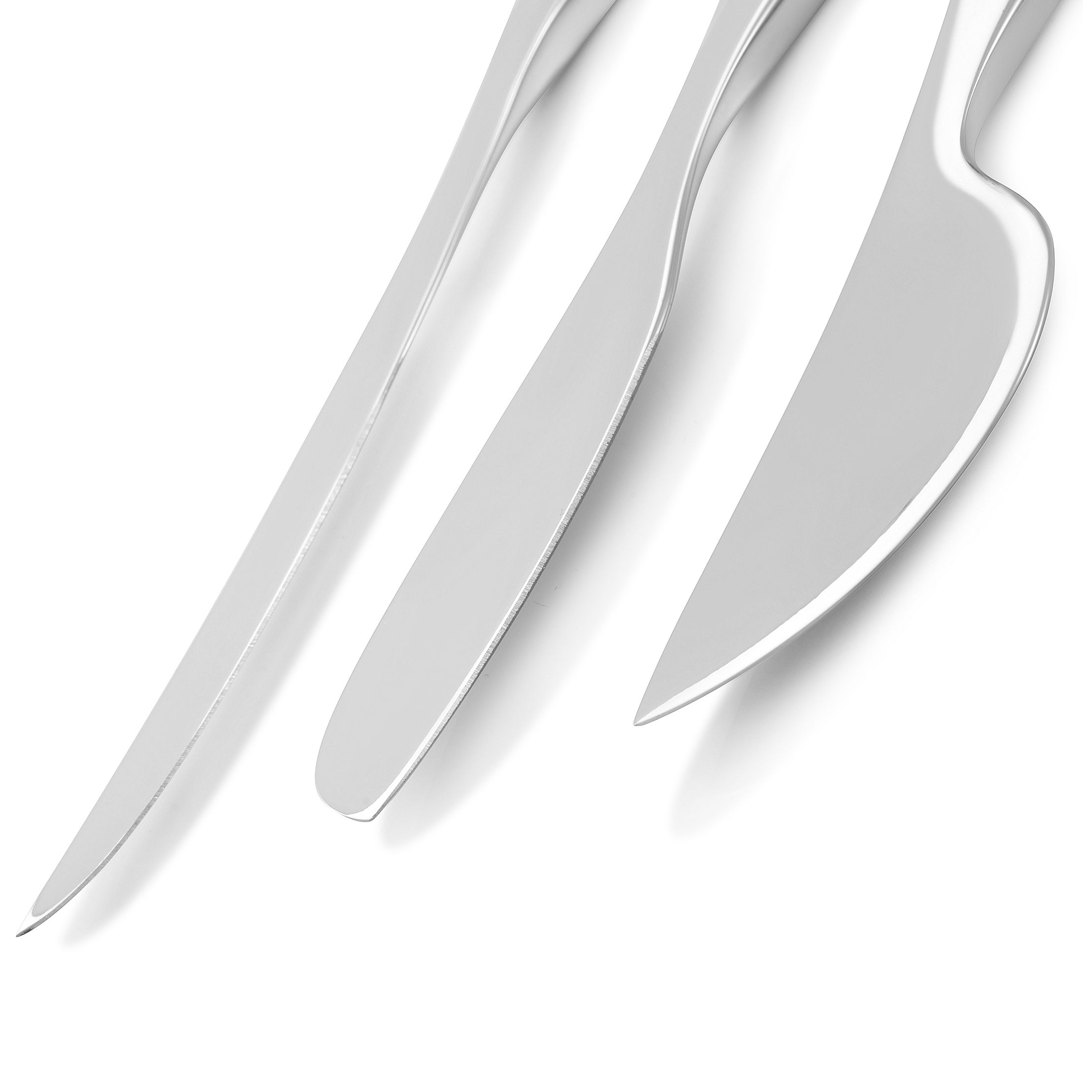 Georg Jensen Alfredo Stainless Steel Cheese Knife Set 3 pieces