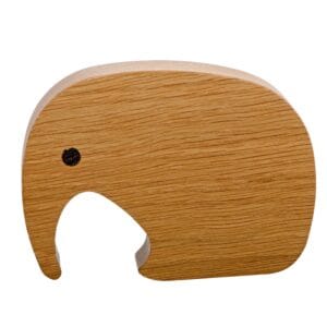 Georg Jensen Elephant Oak Wood Figurine