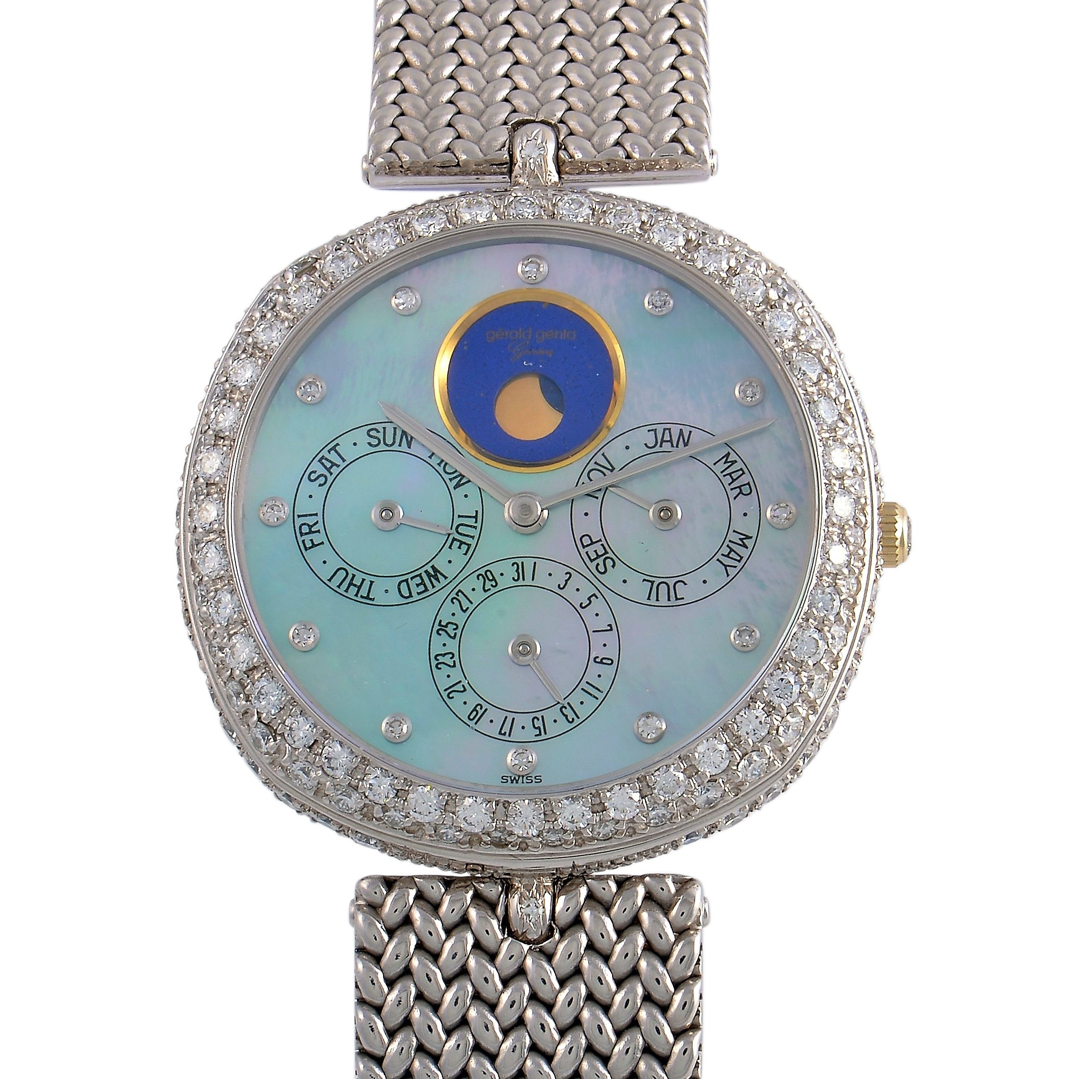 Gerald Genta Perpetual Calendar Moonphase Watch