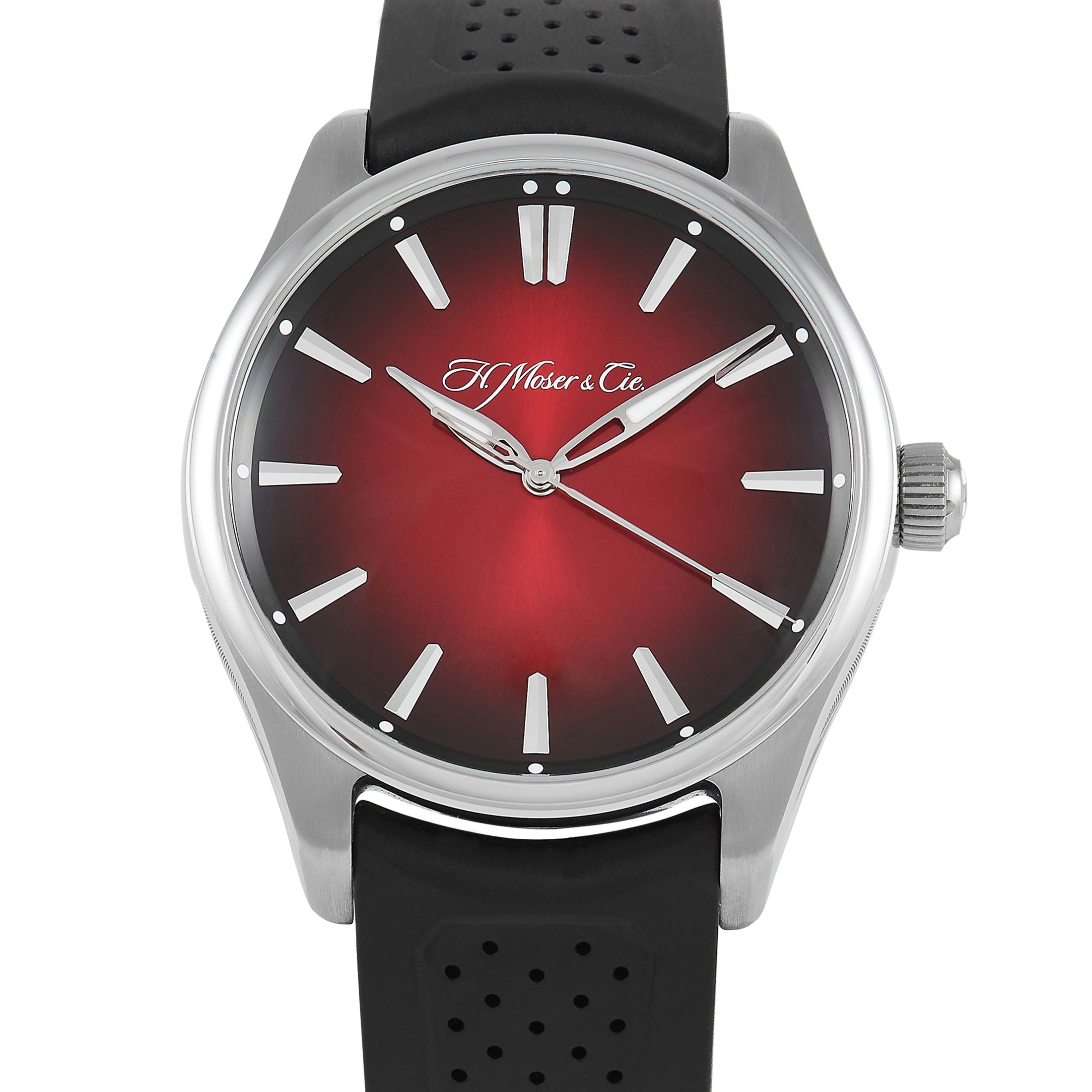 H. Moser Pioneer Centre Seconds Swiss Mad Red Watch 3200-1207