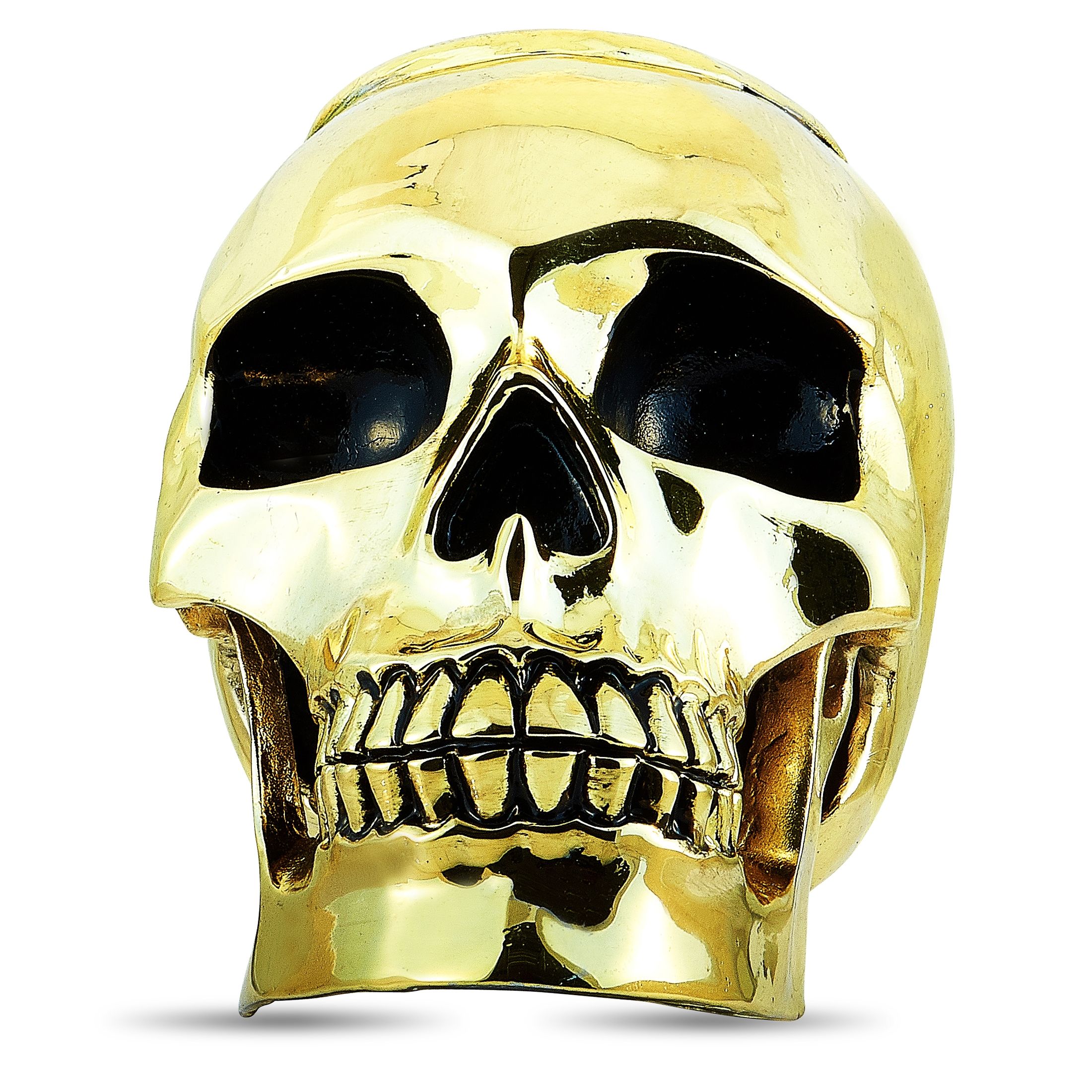 King Baby Skull Brass Alloy Candle Holder