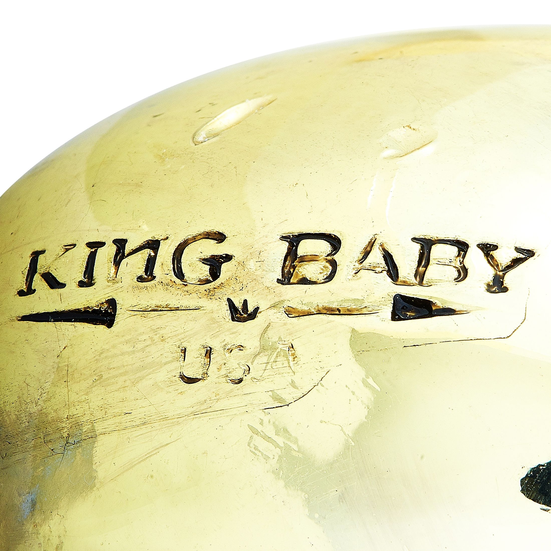 King Baby Skull Brass Alloy Candle Holder