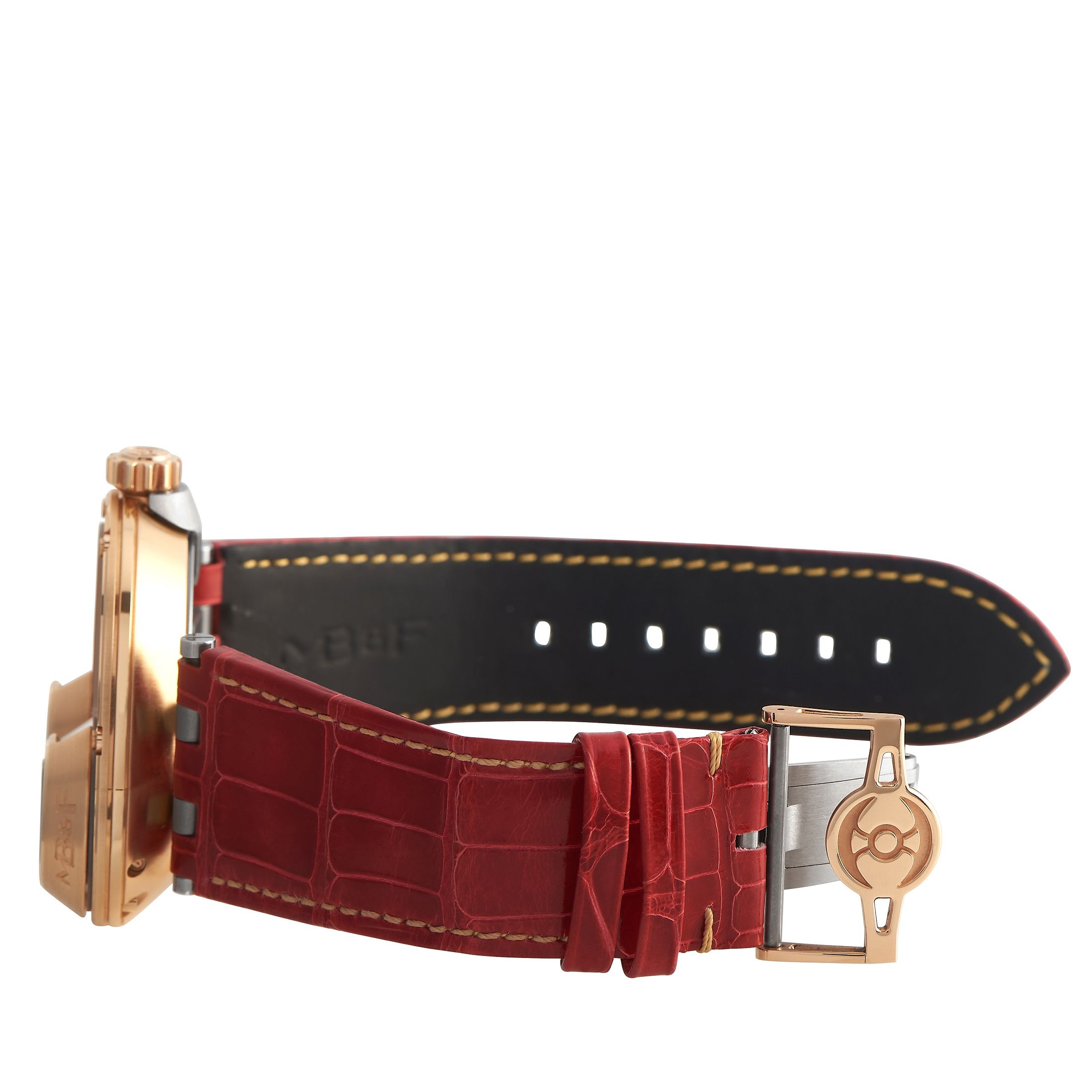 MB&F Horological Machine No. 3 Sidewinder Rose Gold Leather Watch HM3MB&F Horological Machine No. 3 Sidewinder Rose Gold Leather Watch HM3