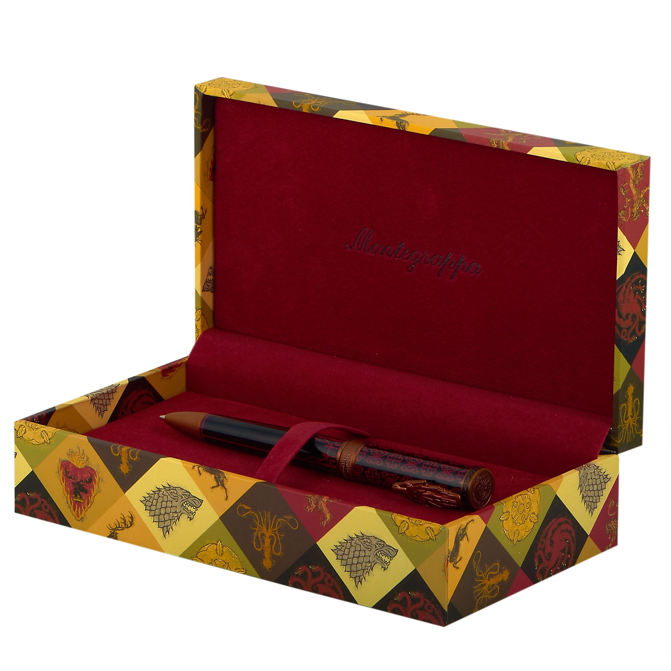 Montegrappa Game of Thrones - Targaryen Red/Black/Bronze Ballpoint Pen ISGOTBTY