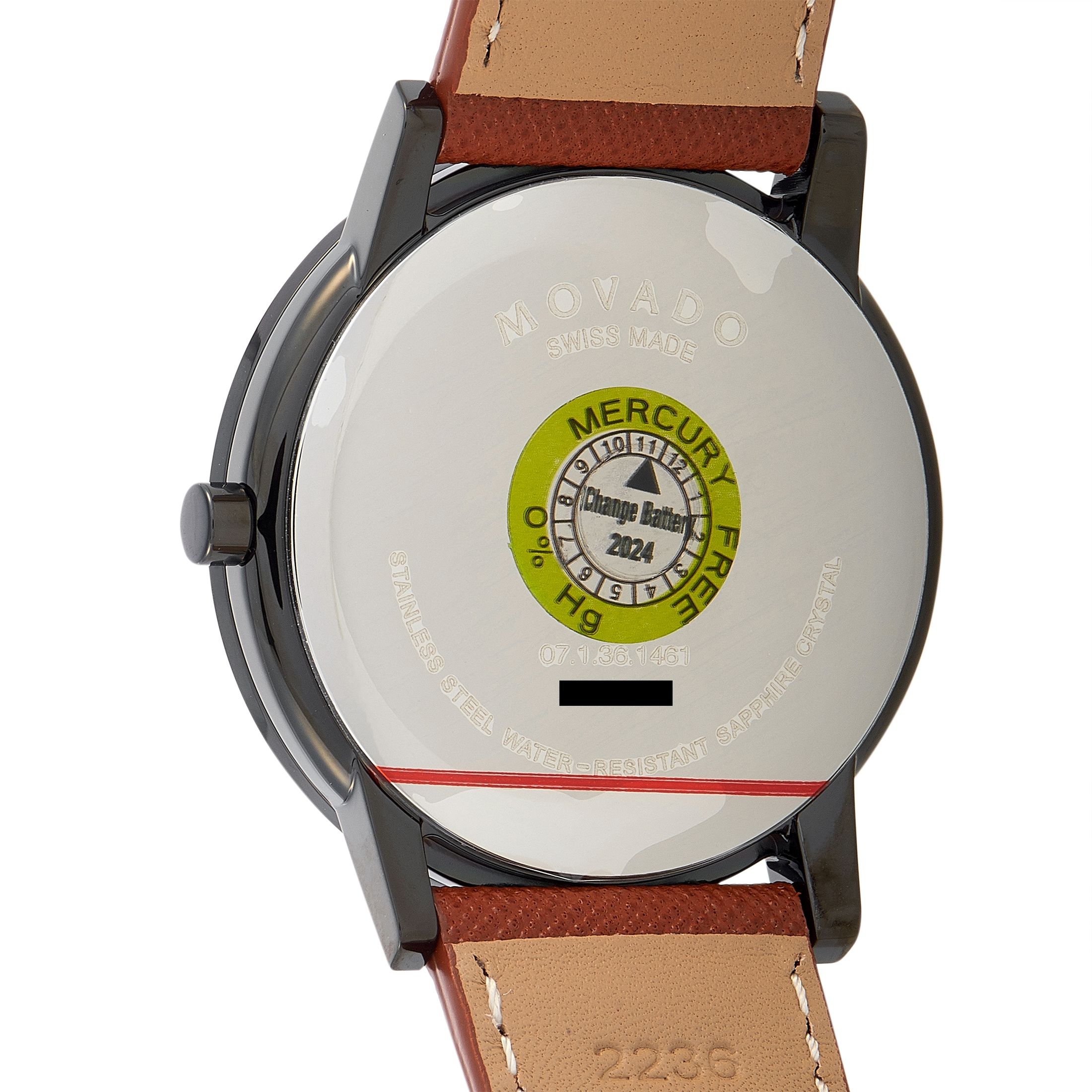 Movado Museum Classic Black Dial Men's Watch 0607198