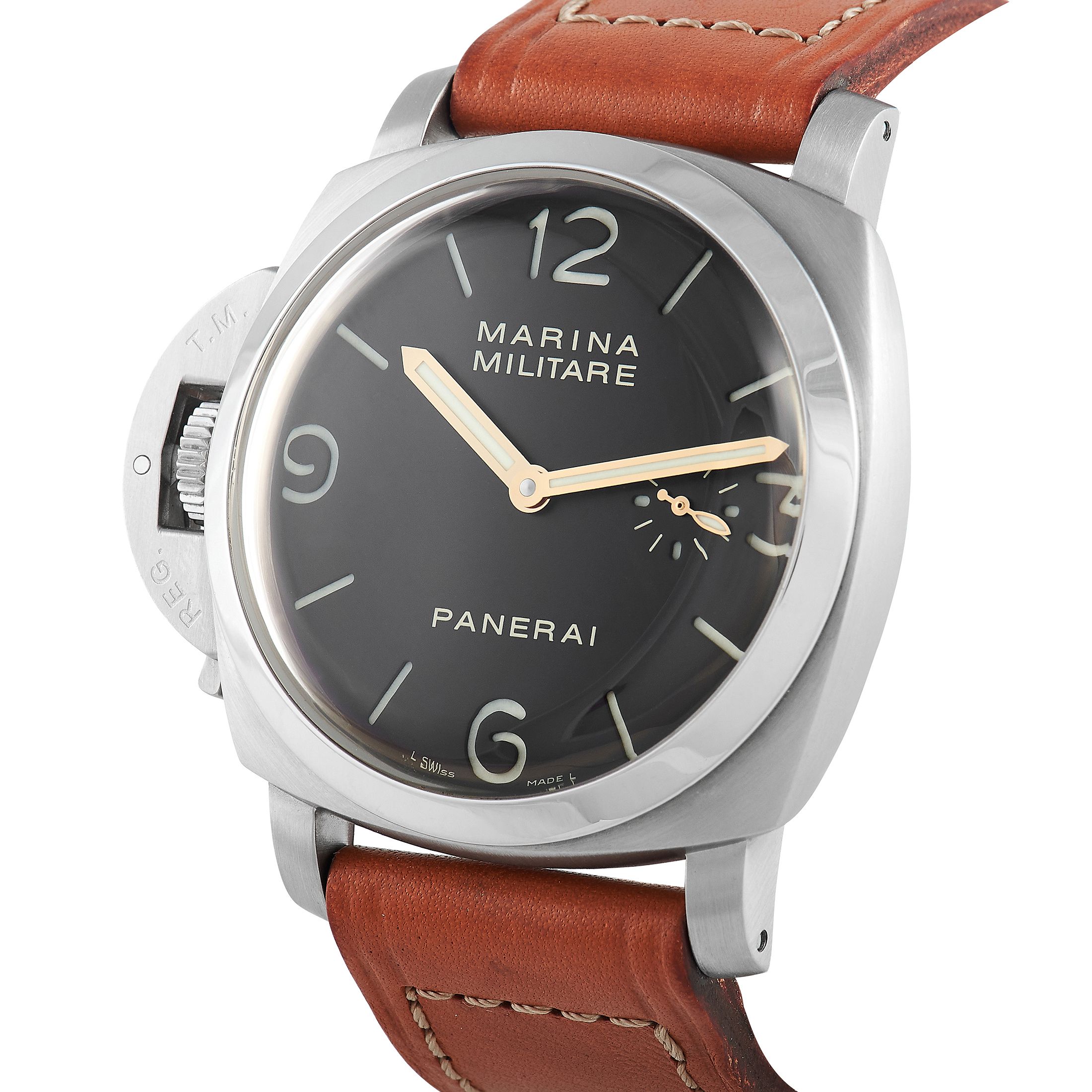 Officine Panerai Luminor Marina Militare Left-Hand Watch PAM00217
