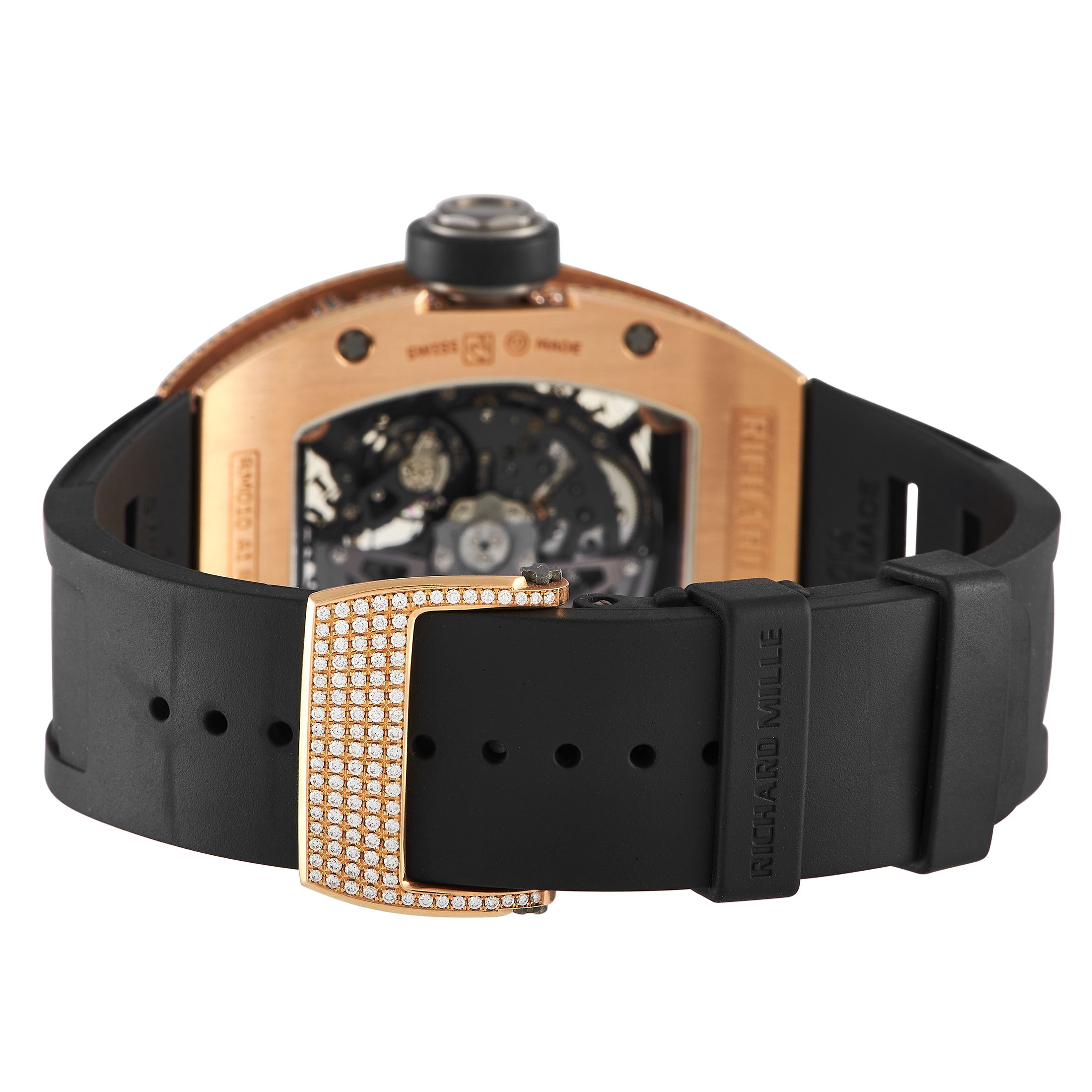 Richard Mille 18K Rose Gold Diamond Watch RM 010 AI RG
