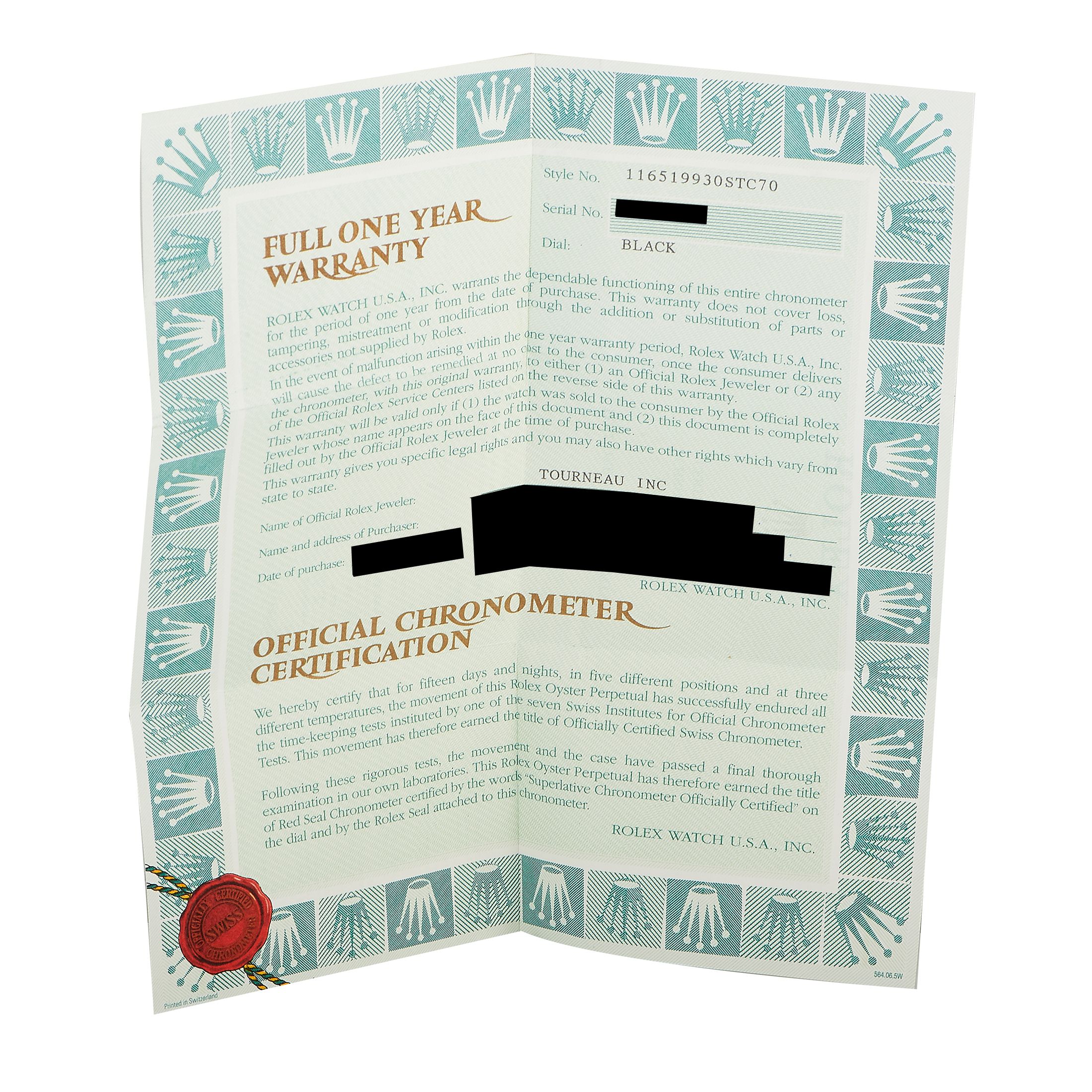 Rolex Daytona White Gold Watch 116519