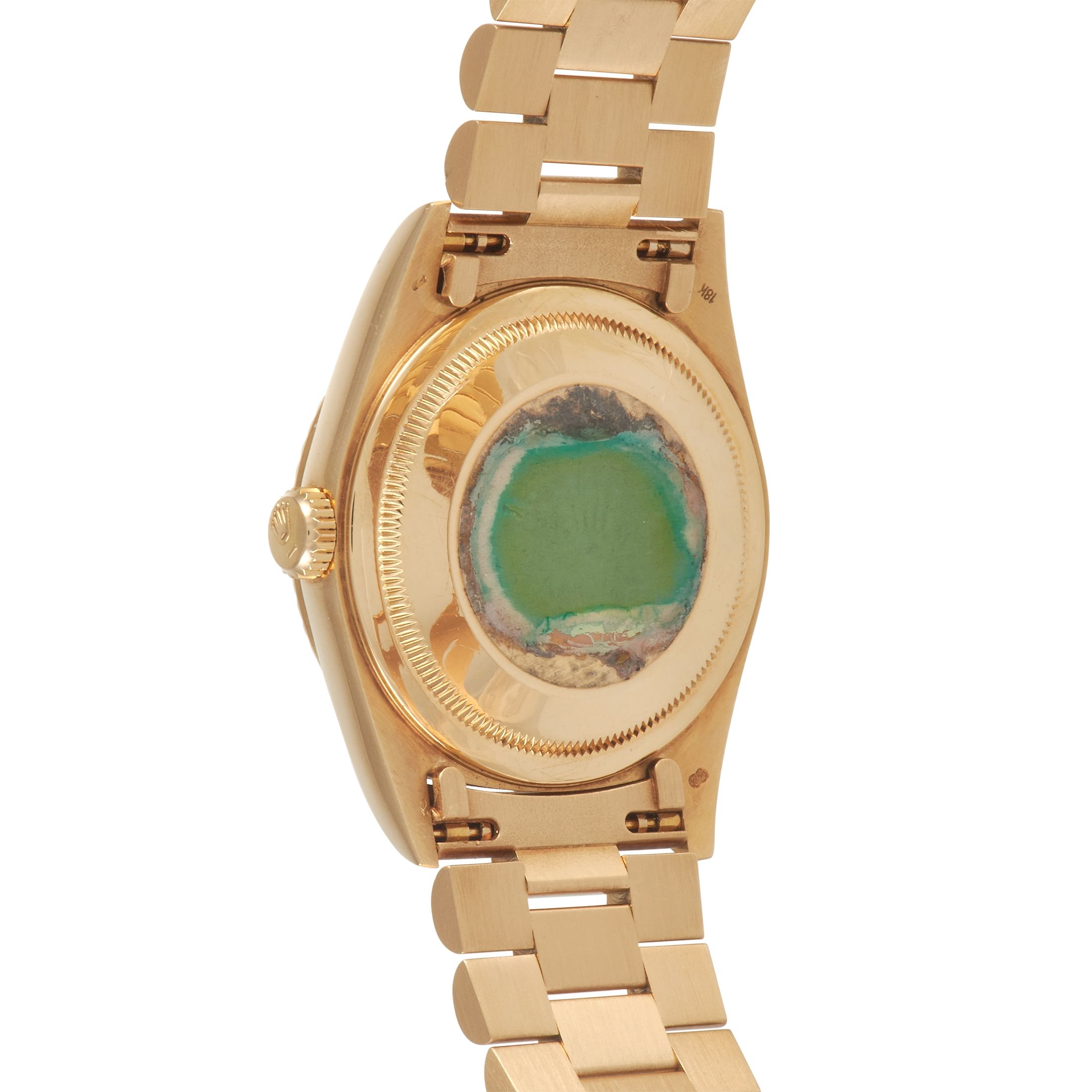 Rolex Day-Date 36 Yellow Gold Myriad Diamond Watch 18238