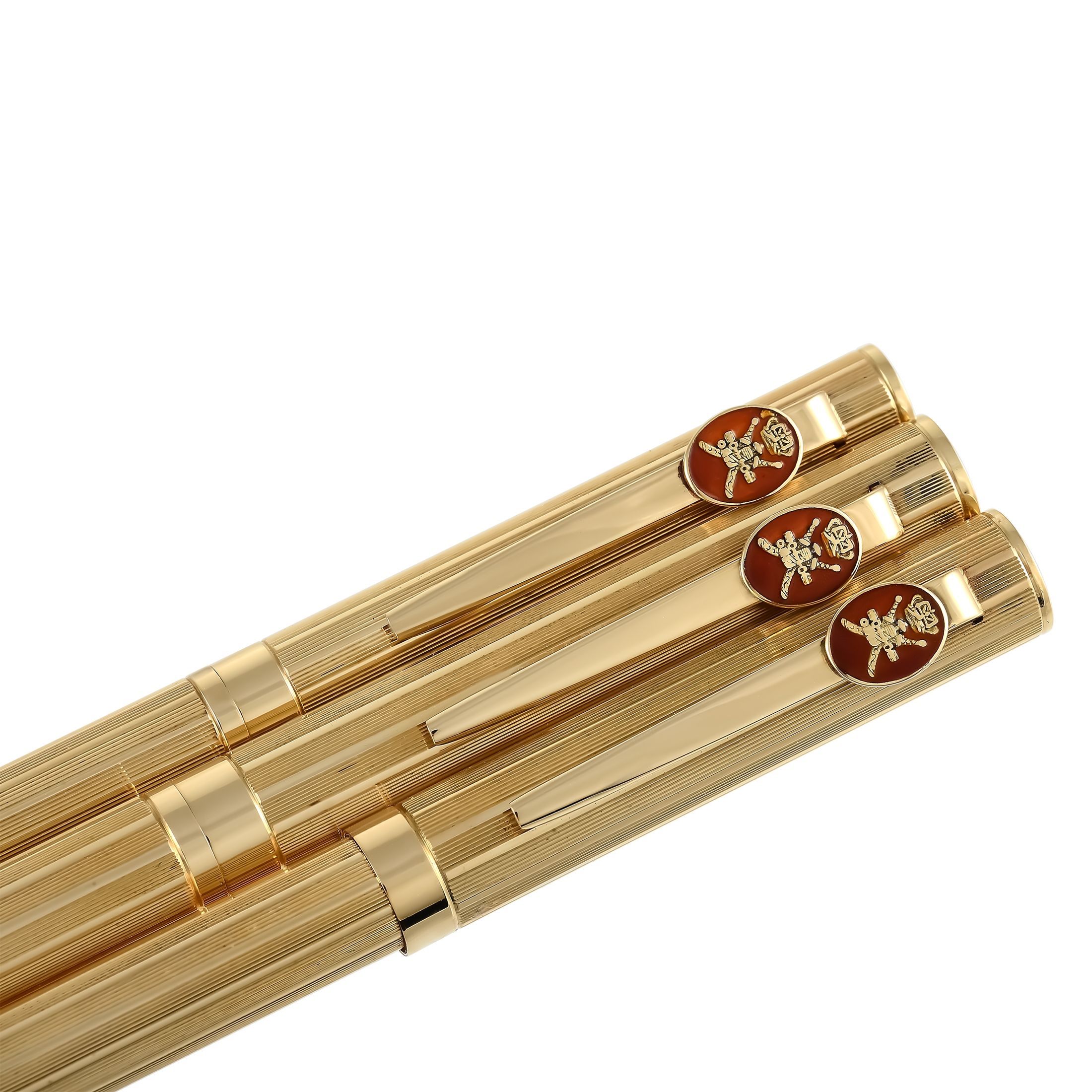 Royama 18K Yellow Gold Khanjar Pen Set