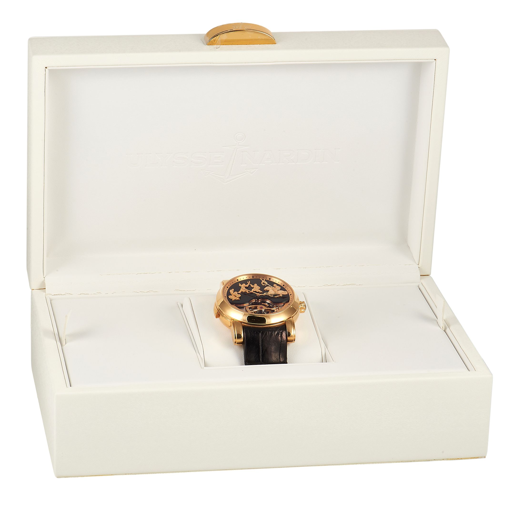 Ulysse Nardin Westminster Jaquemarts Genghis Khan Tourbillon Minute Repeater Watch 786-88