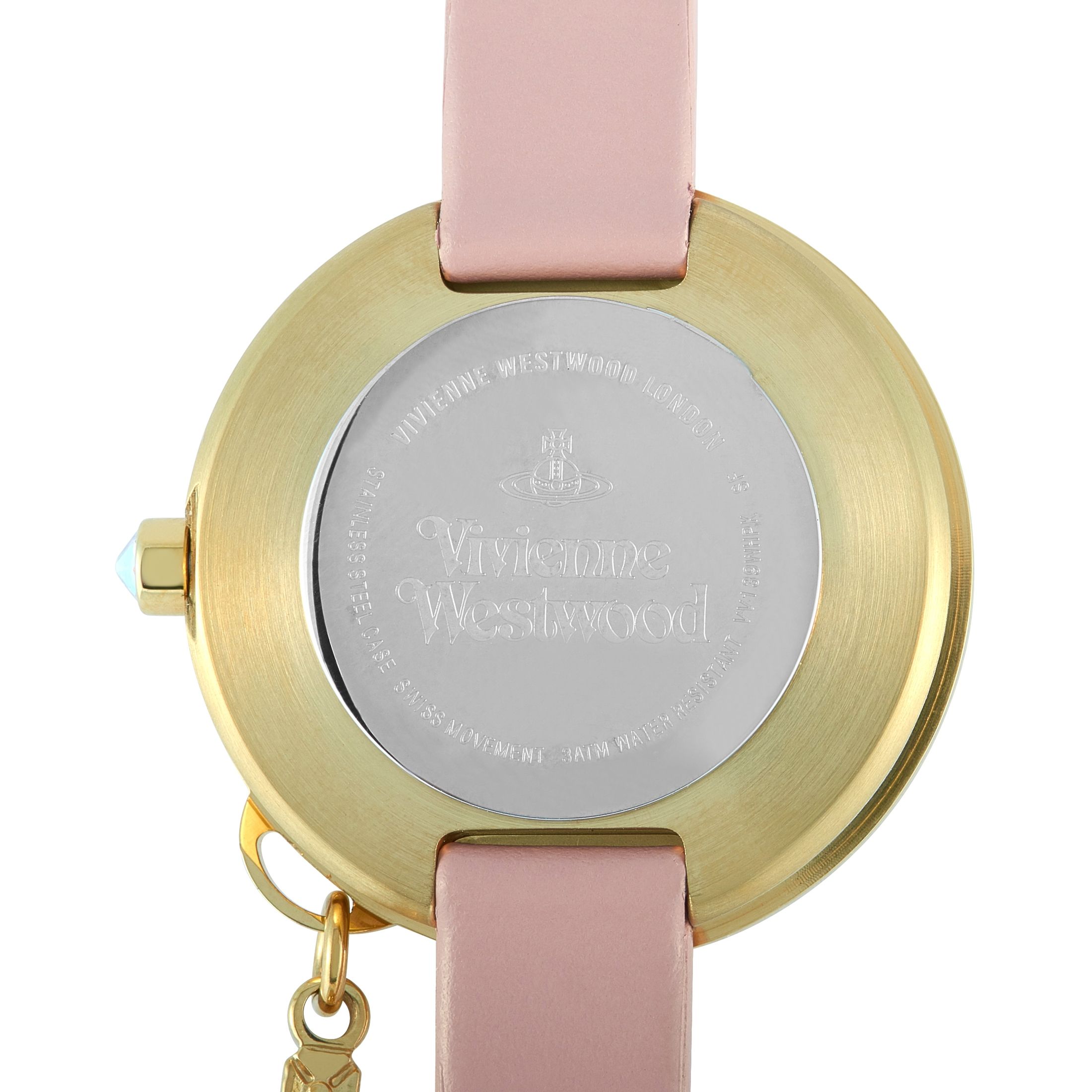 Vivienne Westwood Bow Gold-Tone Stainless Steel Watch VV139WHPK