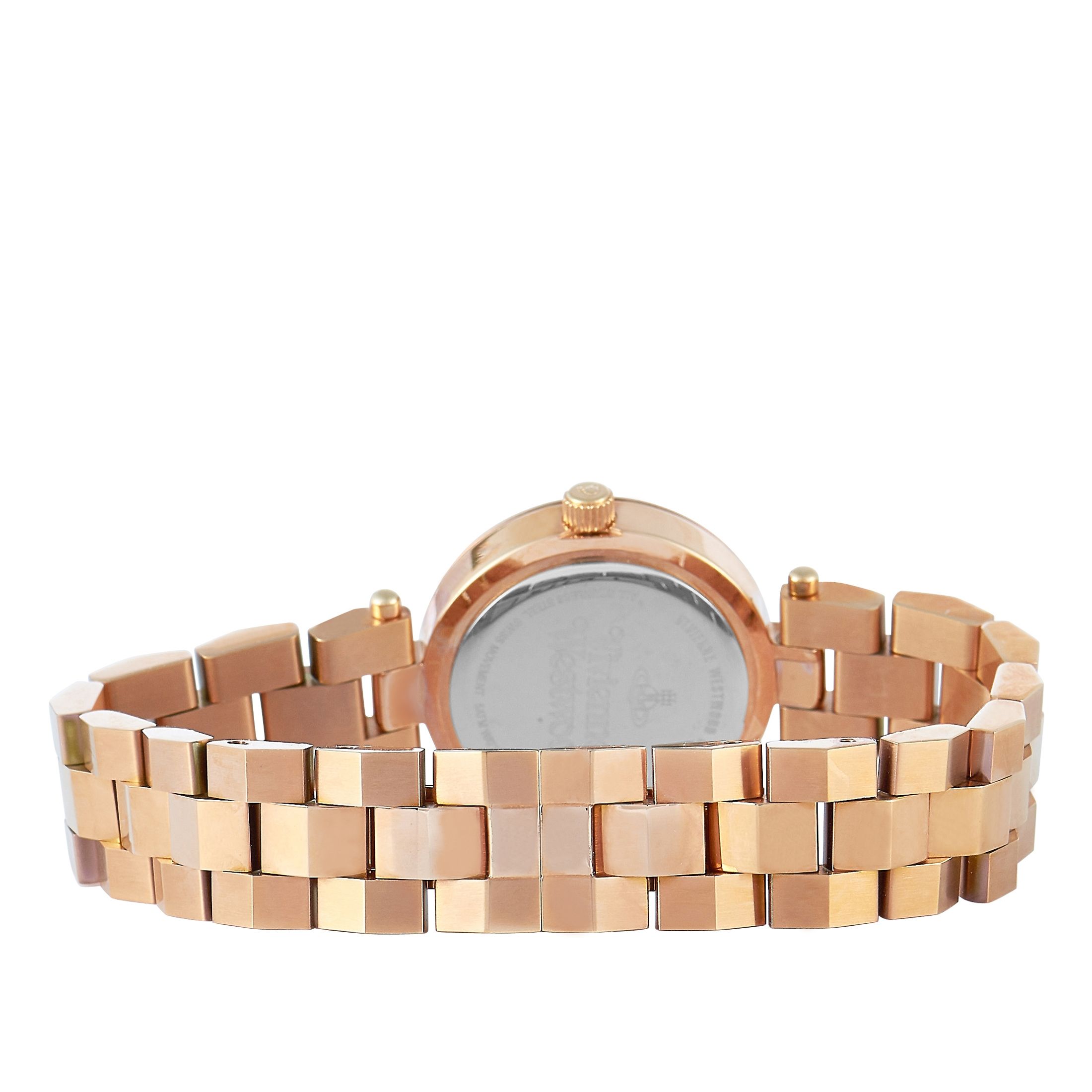 Vivienne Westwood Westbourne Stone Rose Gold-Tone Stainless Steel Watch VV092CHRS
