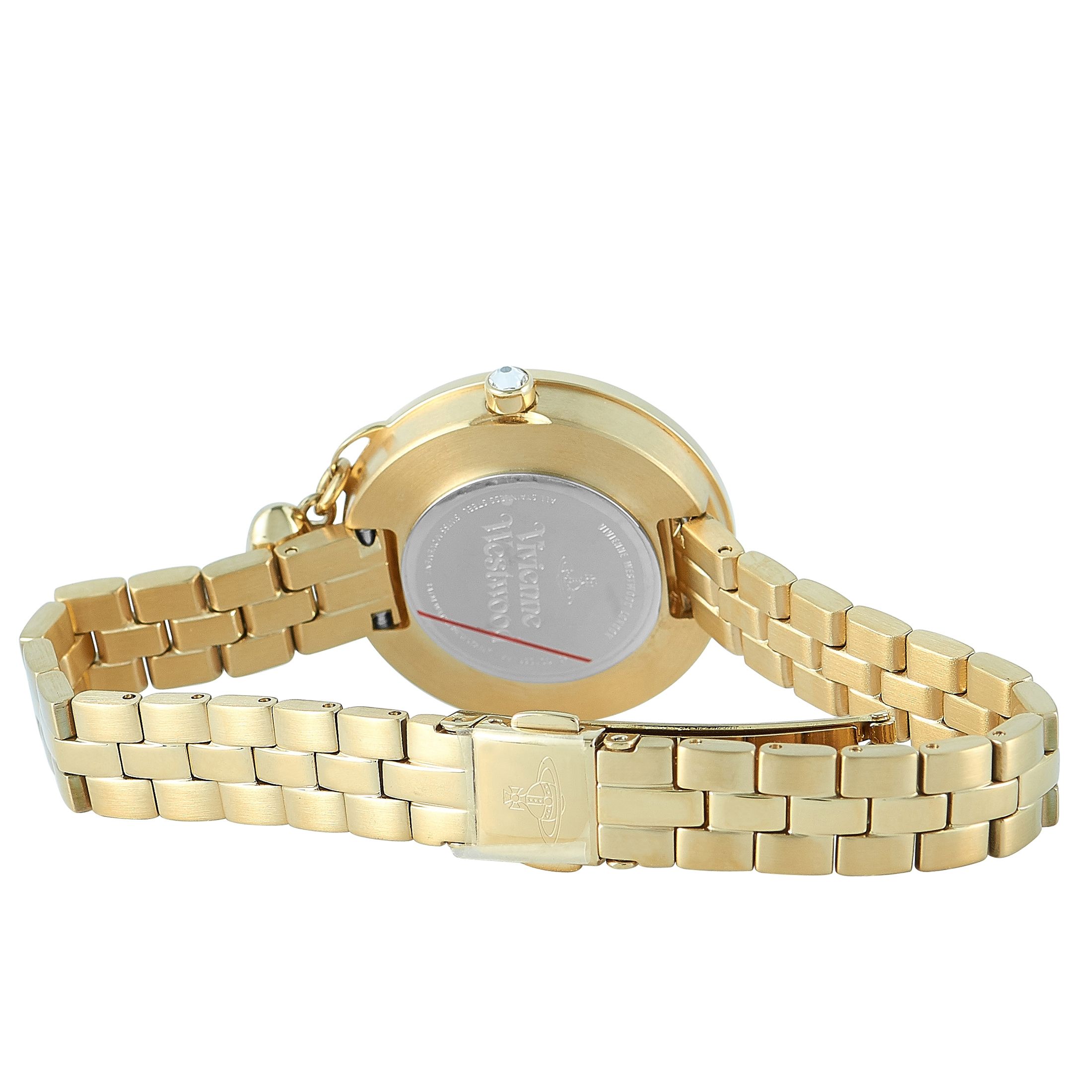 Vivienne Westwood Bow Gold-Tone Stainless Steel Watch VV139SLGD