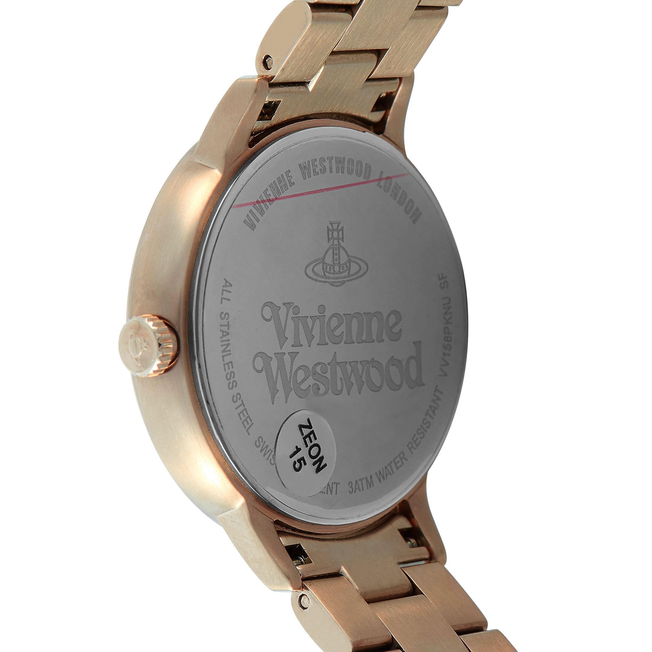 Vivienne Westwood Portobello Rose Gold-Tone Stainless Steel Watch VV158PKNU