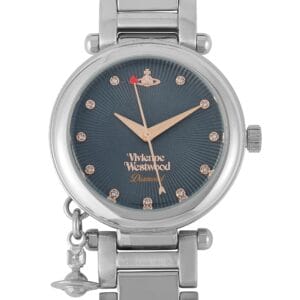 Vivienne Westwood Orb Diamond Stainless Steel Watch VV006GNSL