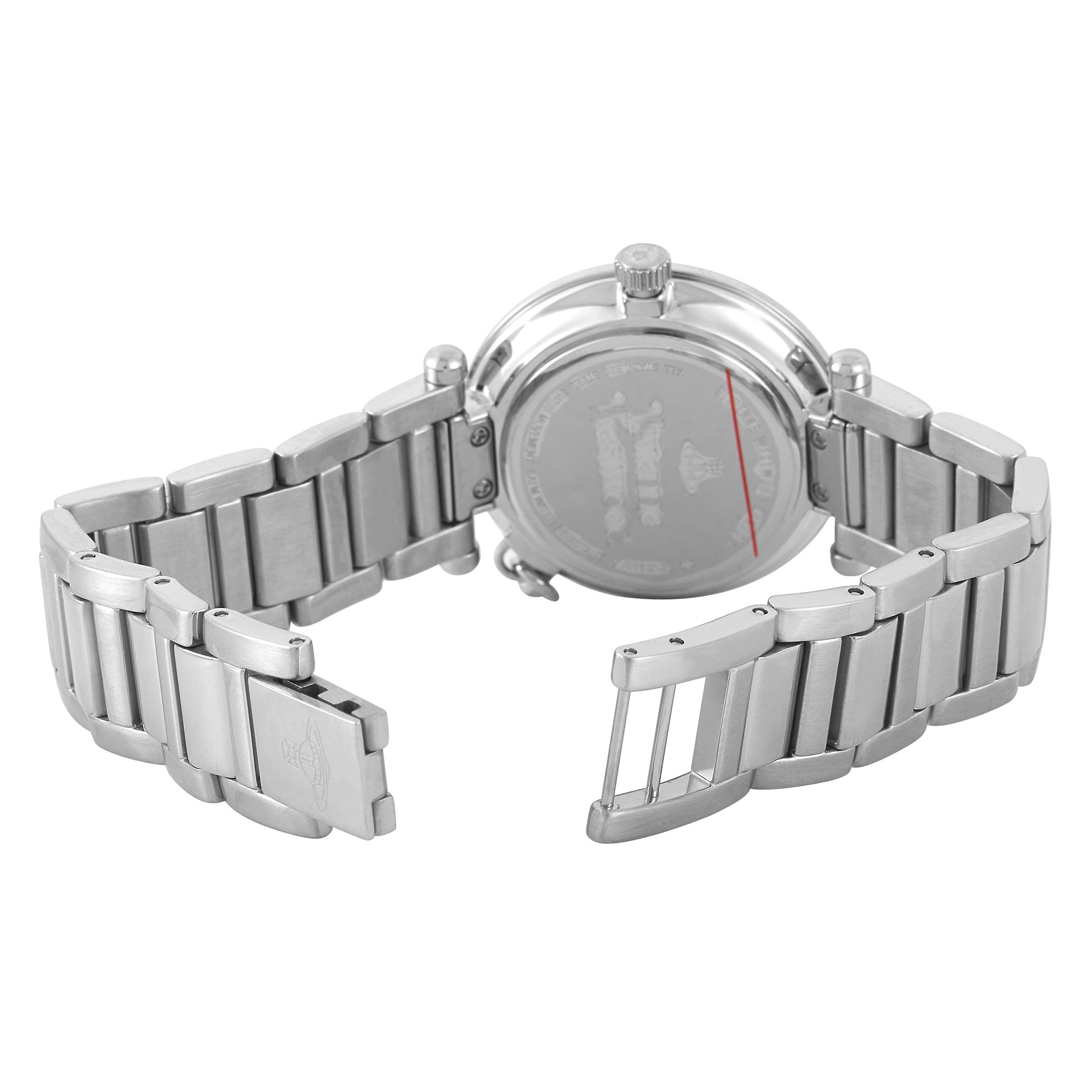Vivienne Westwood Orb Diamond Stainless Steel Watch VV006GNSL