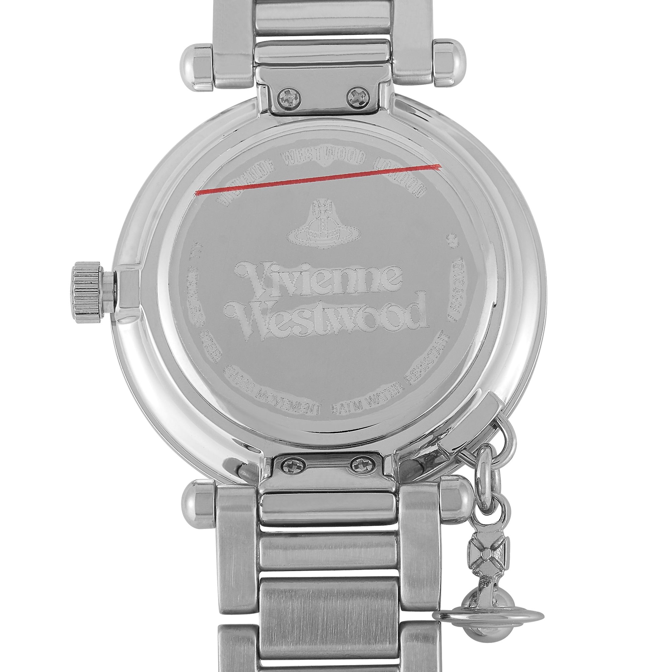 Vivienne Westwood Orb Diamond Stainless Steel Watch VV006GNSL