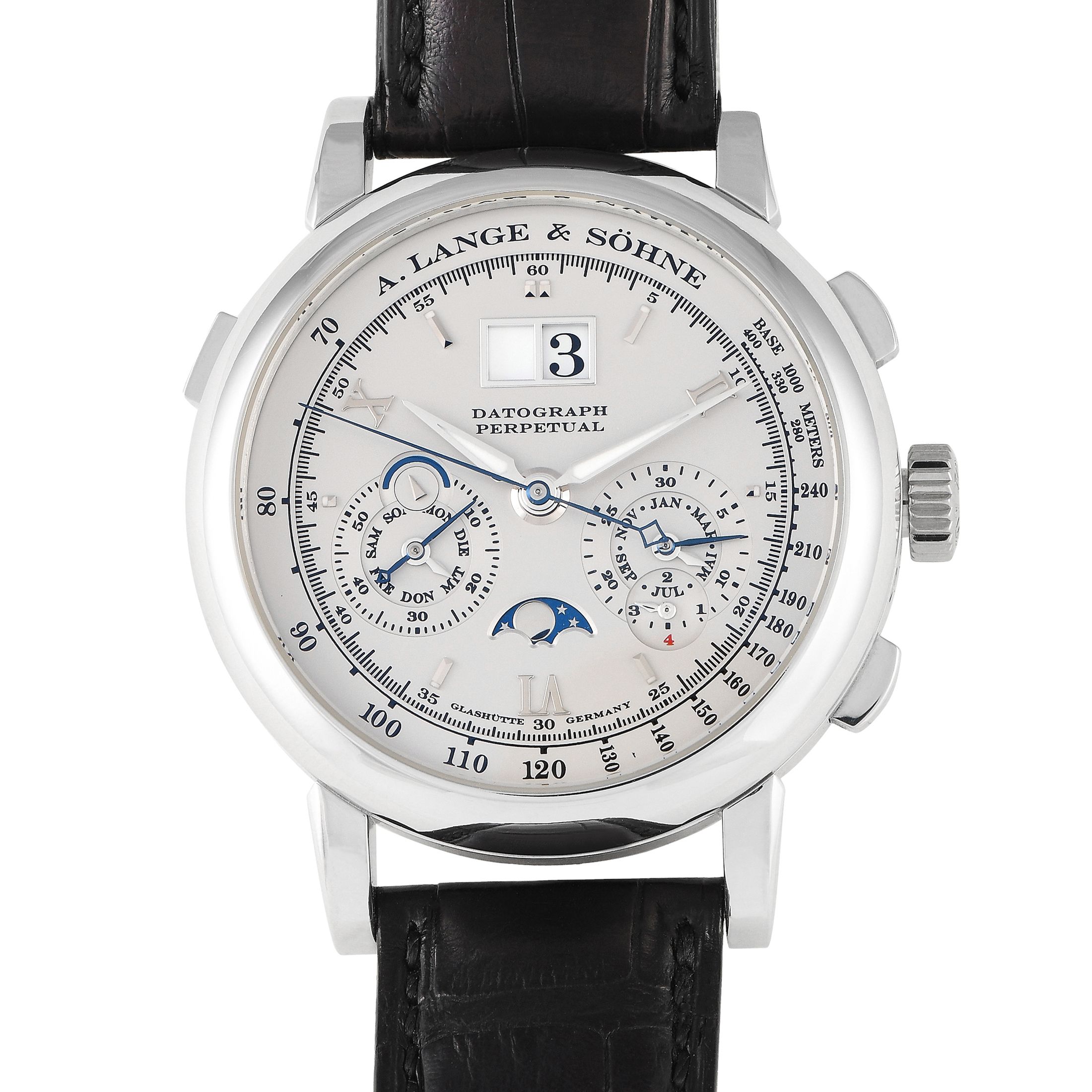 A. Lange & Sohne Datograph Perpetual Calendar Watch 410.025