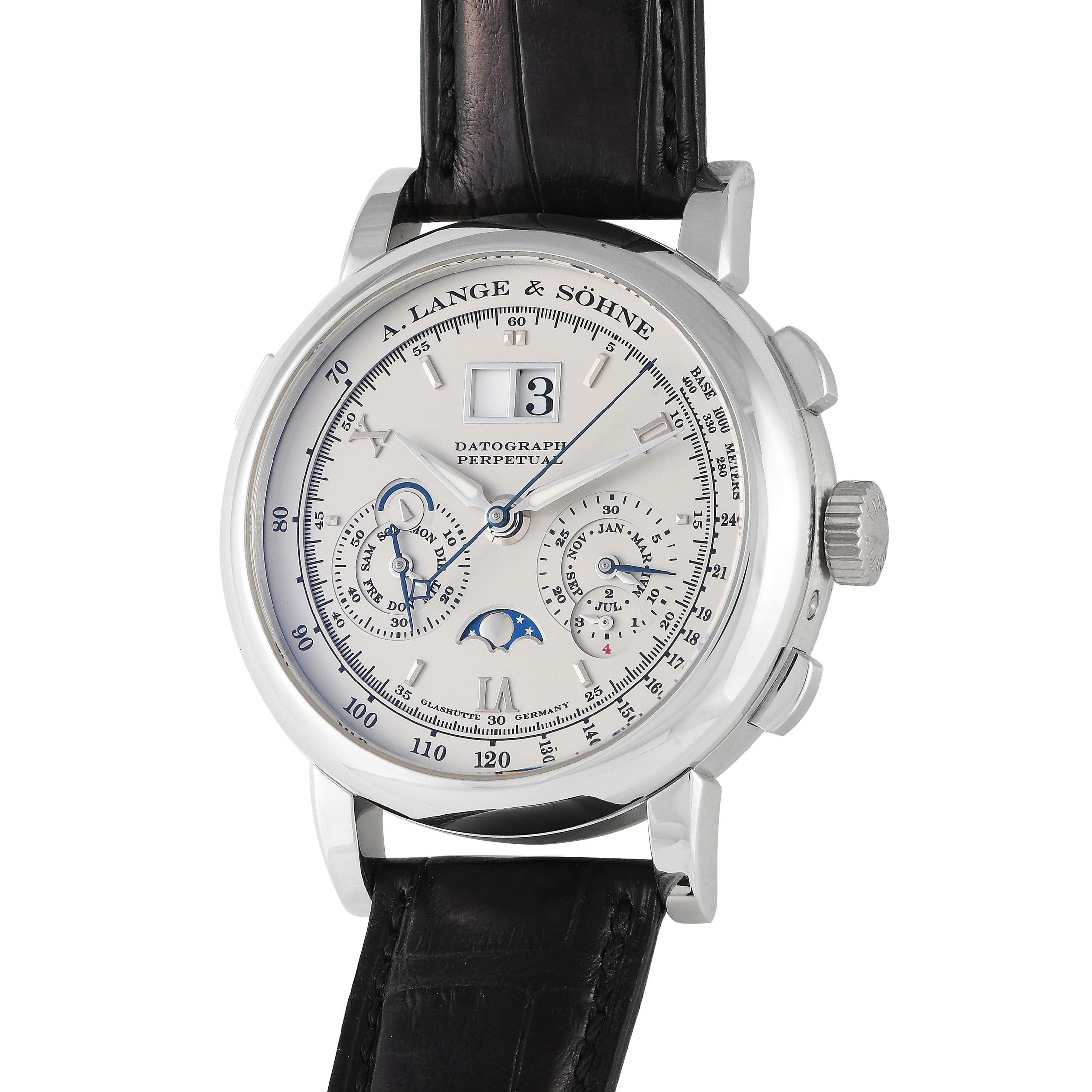 A. Lange & Sohne Datograph Perpetual Calendar Watch 410.025