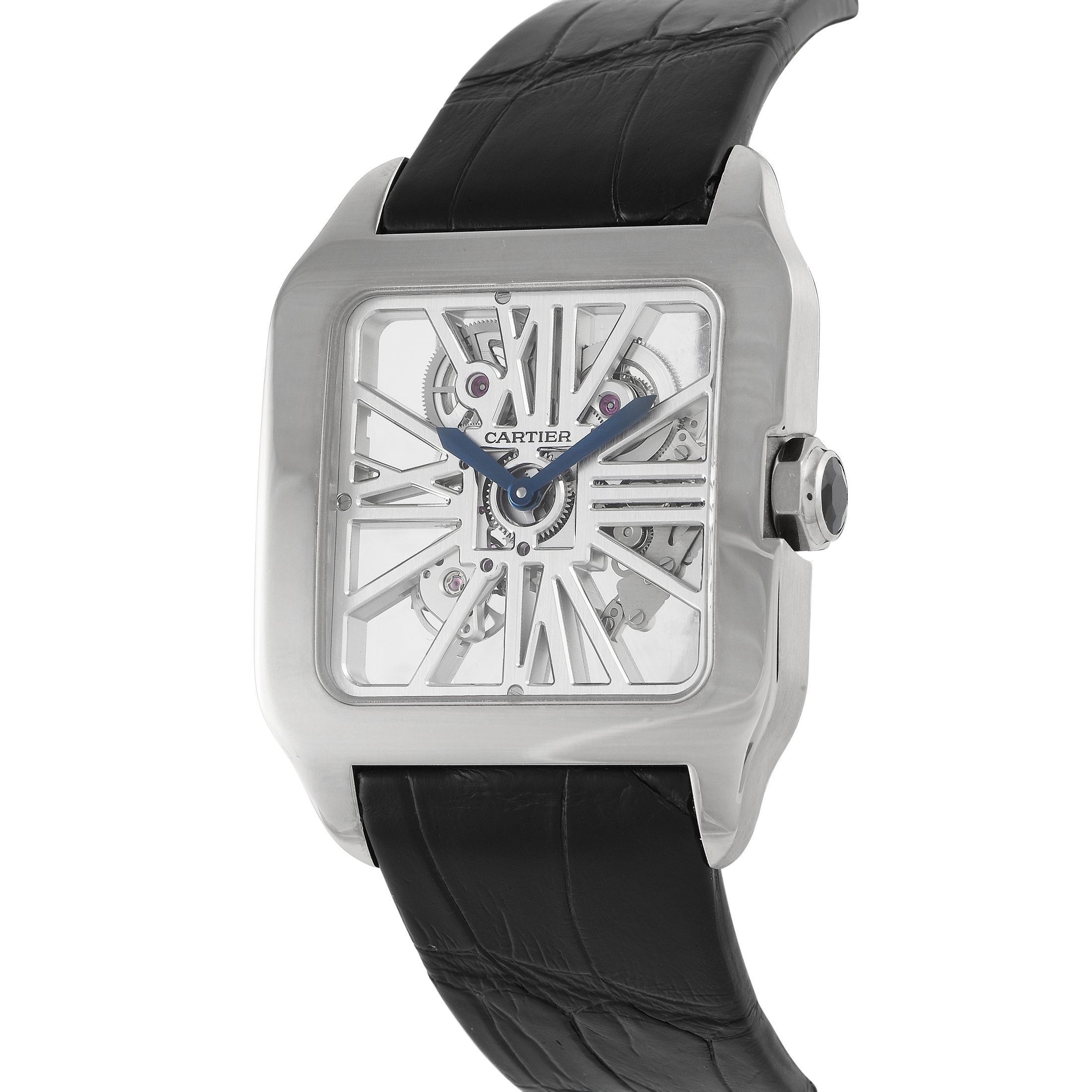 Cartier Santos-Dumont Skeleton Dial Watch W2020033