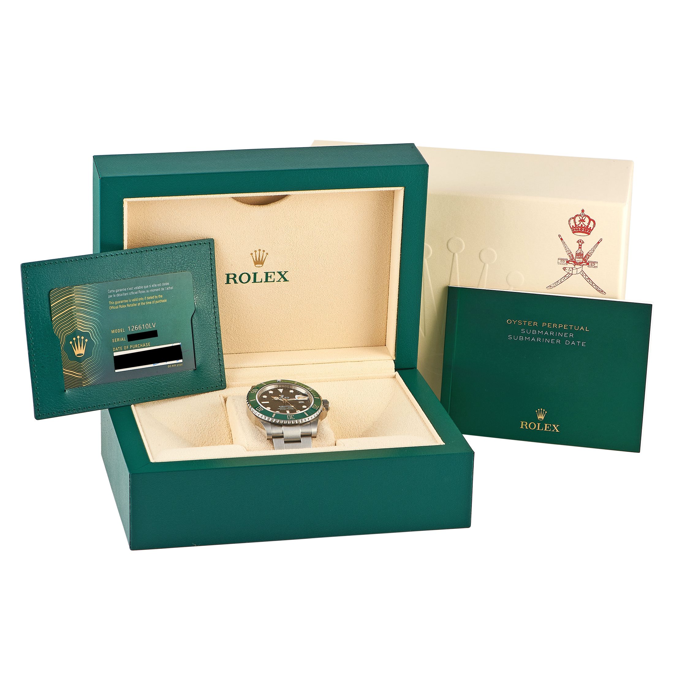 Rolex Submariner Date Khanjar Watch 126610LV