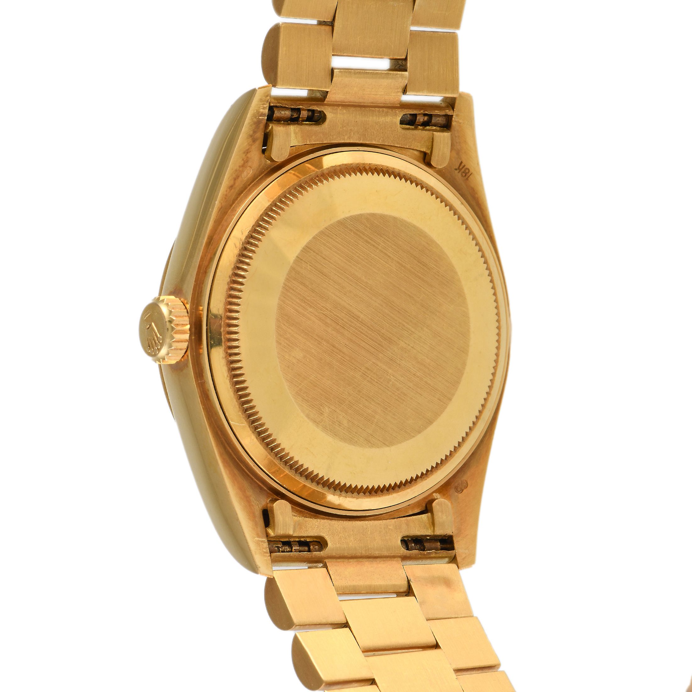 Rolex Day-Date 36 Champagne Khanjar Dial Watch 18038