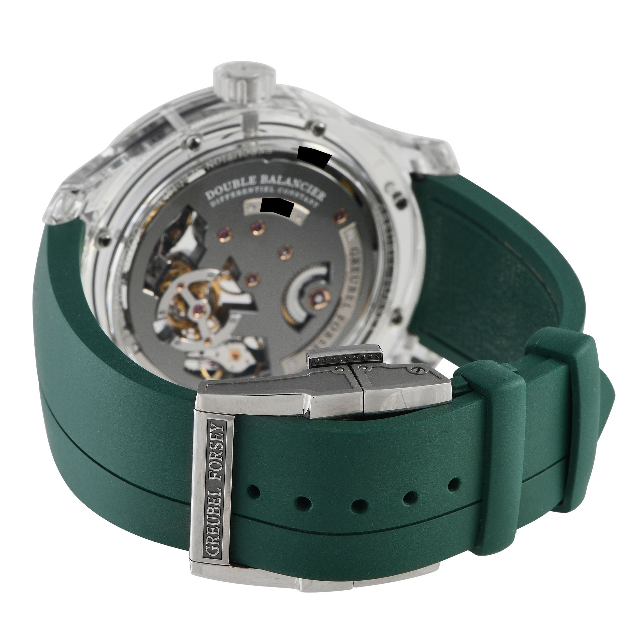 Greubel Forsey Double Balancier Green Sapphire Watch