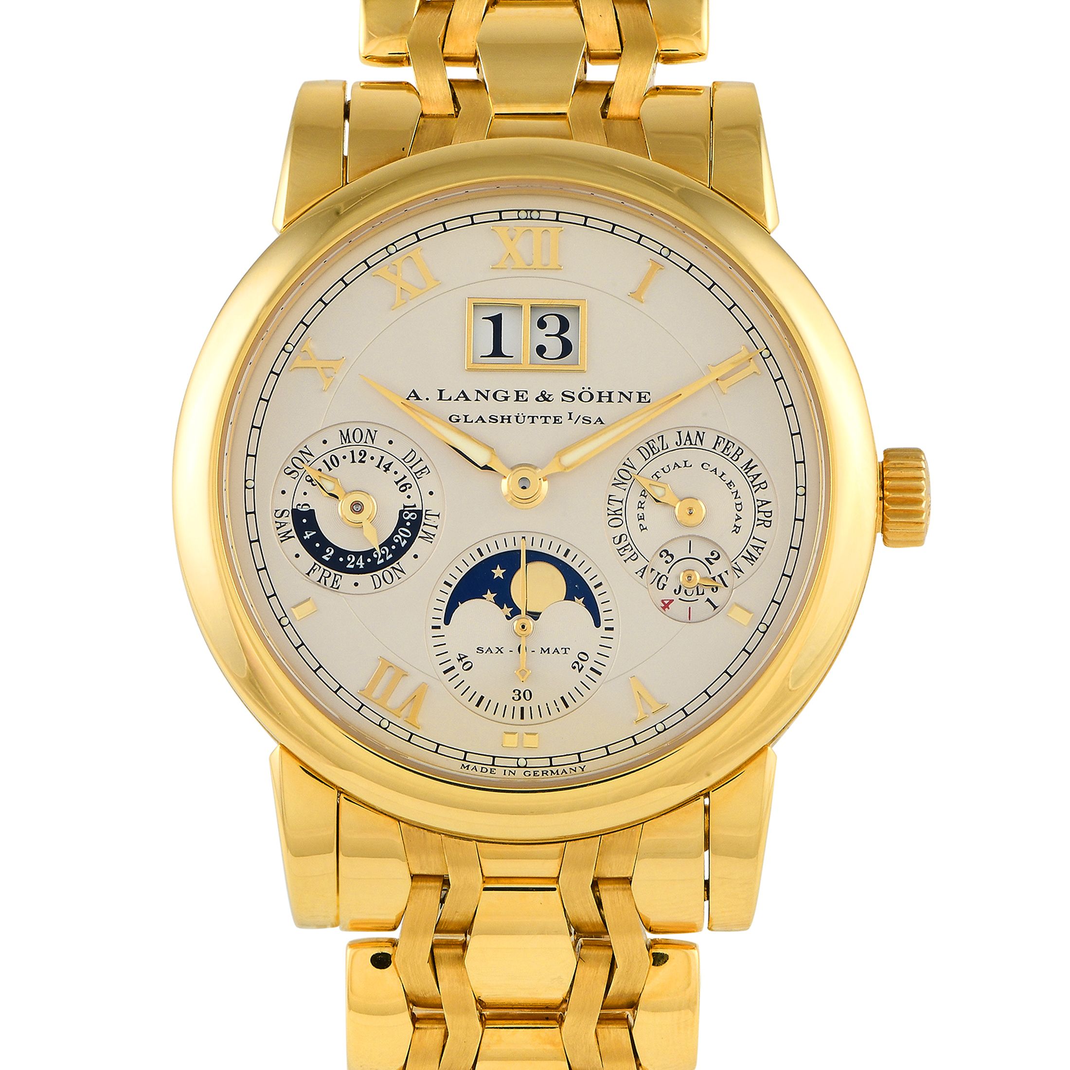 A. Lange & Sohne Langematik Perpetual Calendar Watch 310.221E