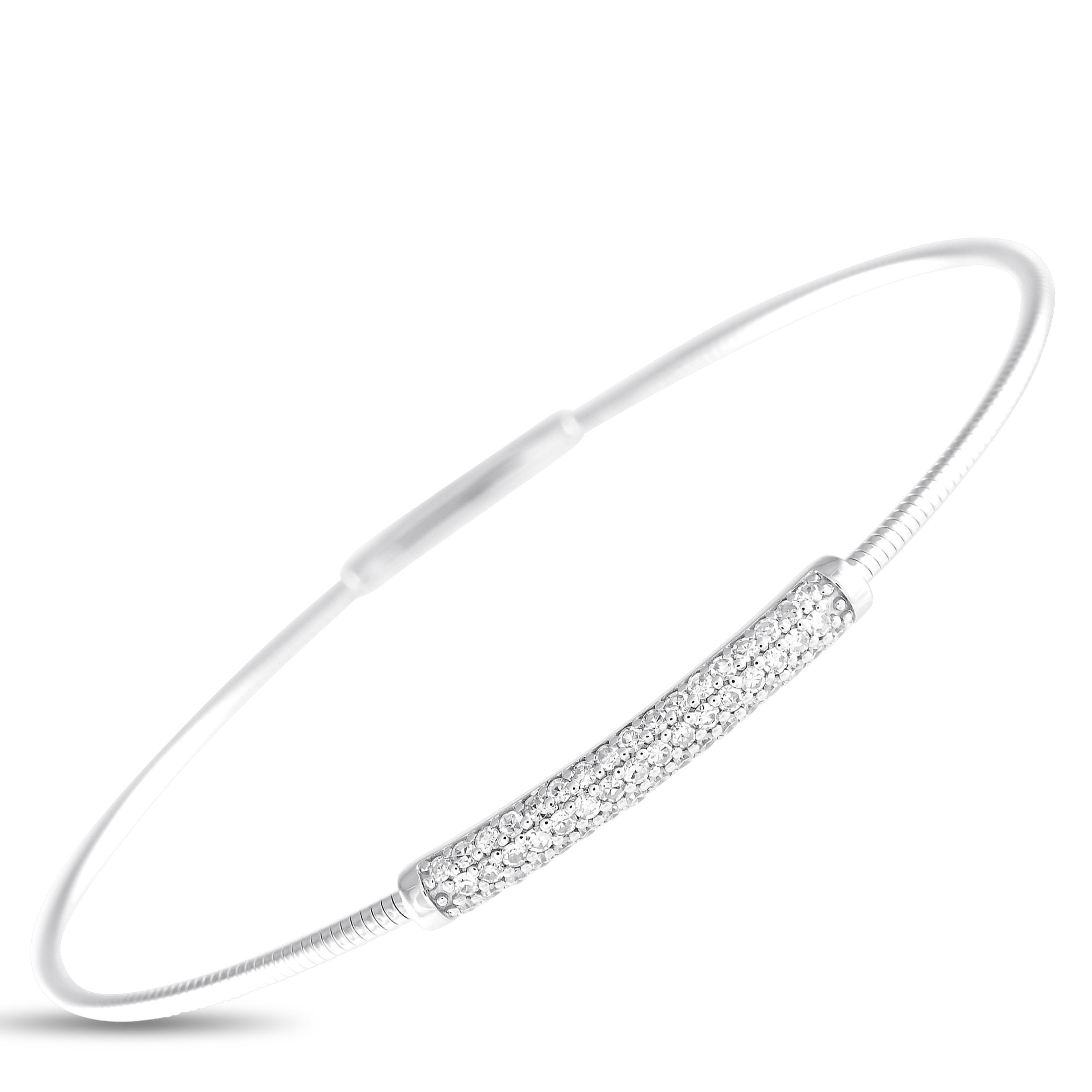 LB Exclusive 18K White Gold 0.50ct Diamond Bracelet
