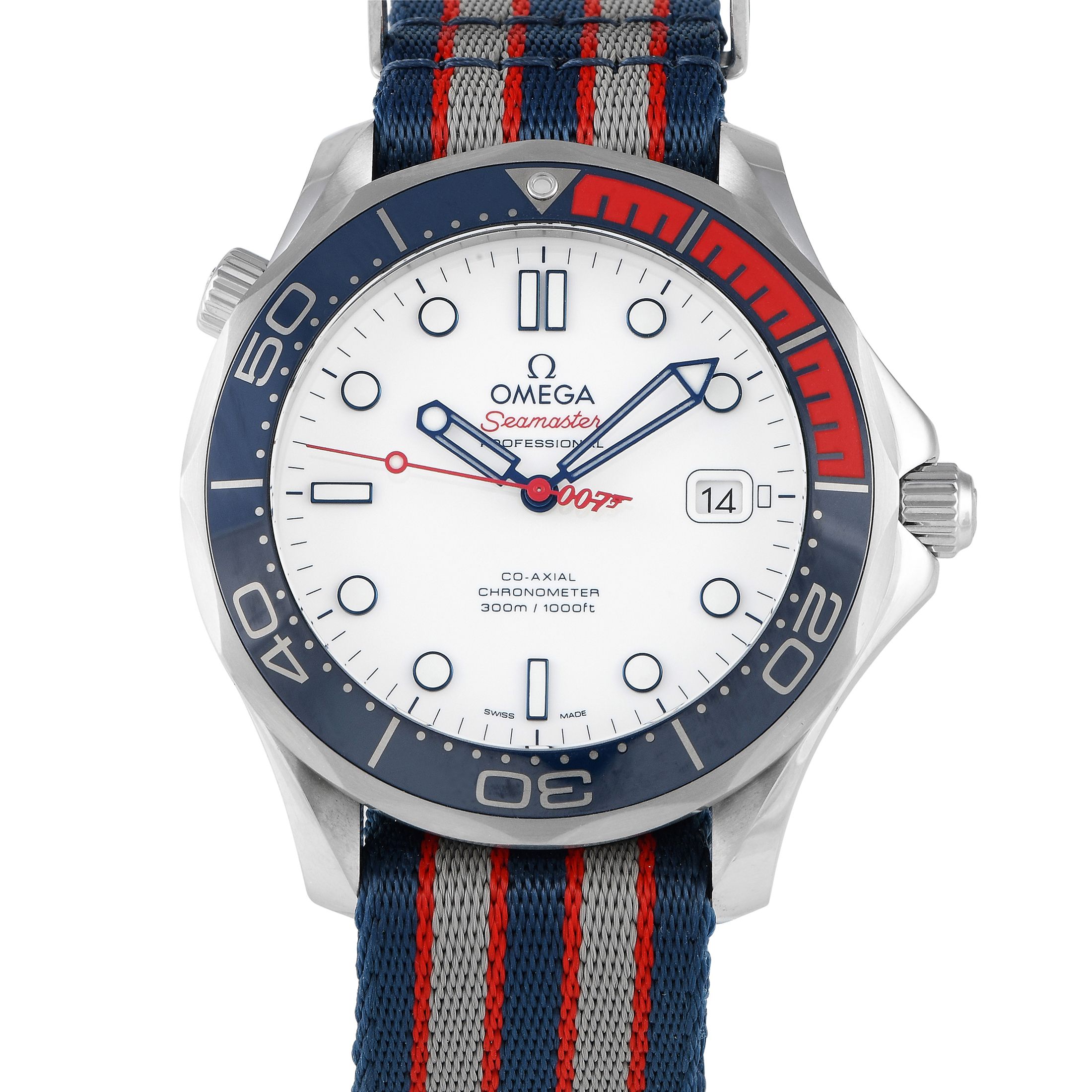 Omega Seamaster Diver 300m Commander's Limited Edition Watch 212.32.41.20.04.001