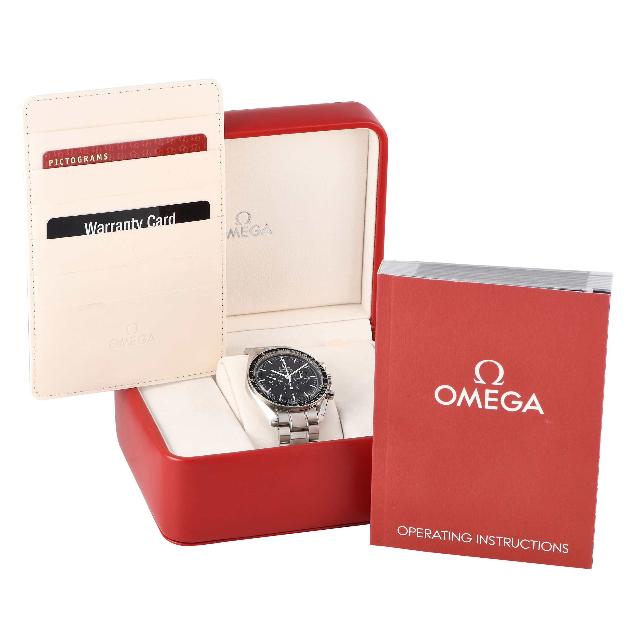 Omega Speedmaster Moonwatch Chronograph Watch 3570.50.00