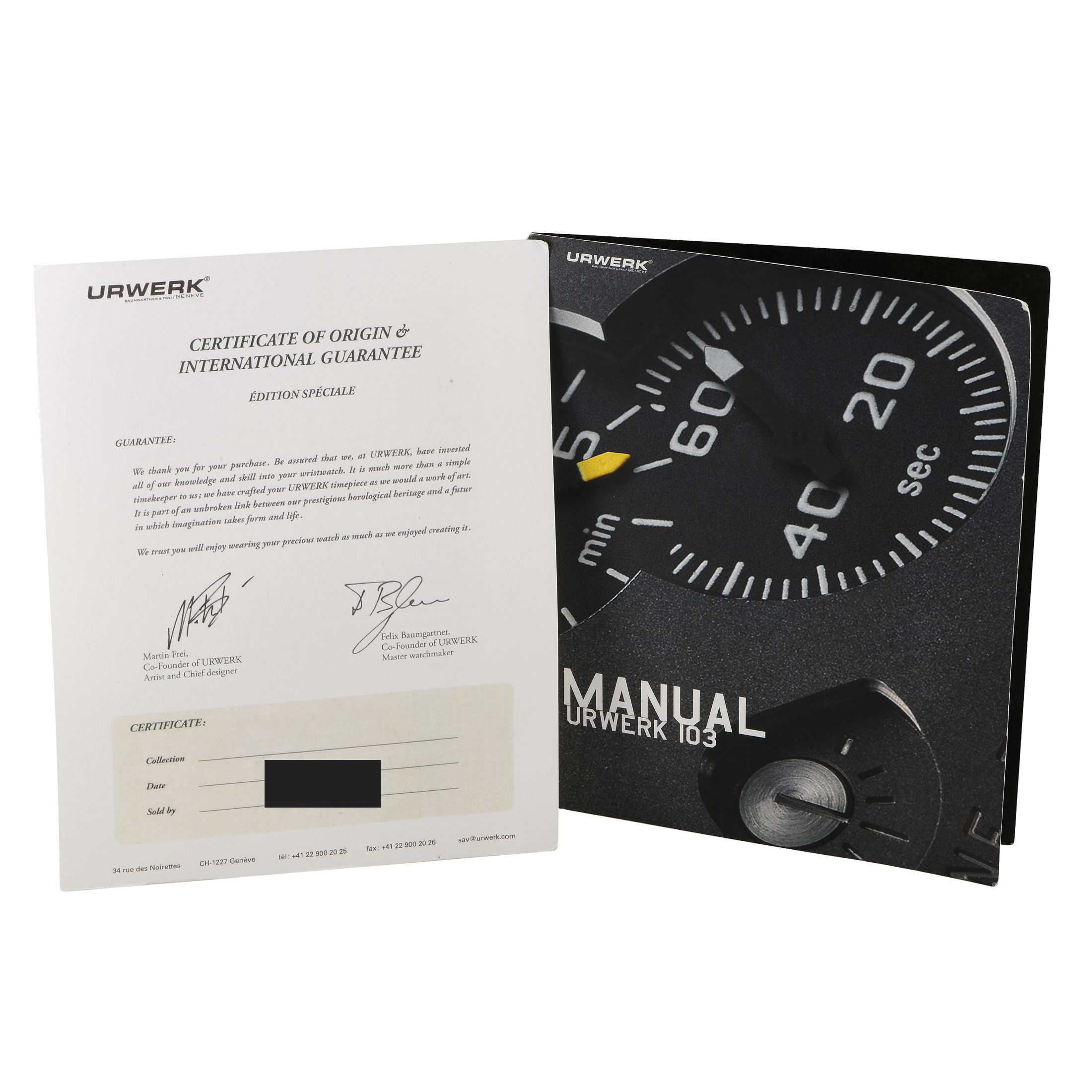 Urwerk UR-103.01 White Gold Watch UR-103.01