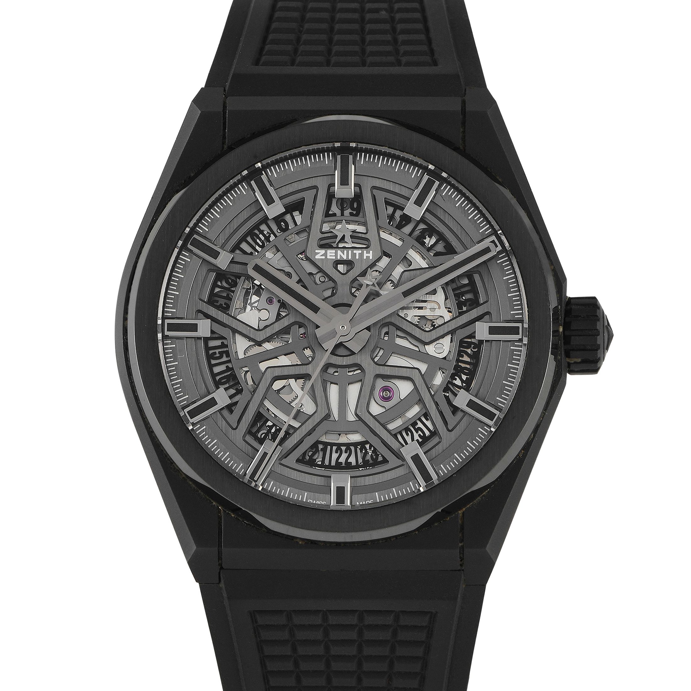 Zenith Defy Classic Black Ceramic Watch 49.9000.670/77.R782