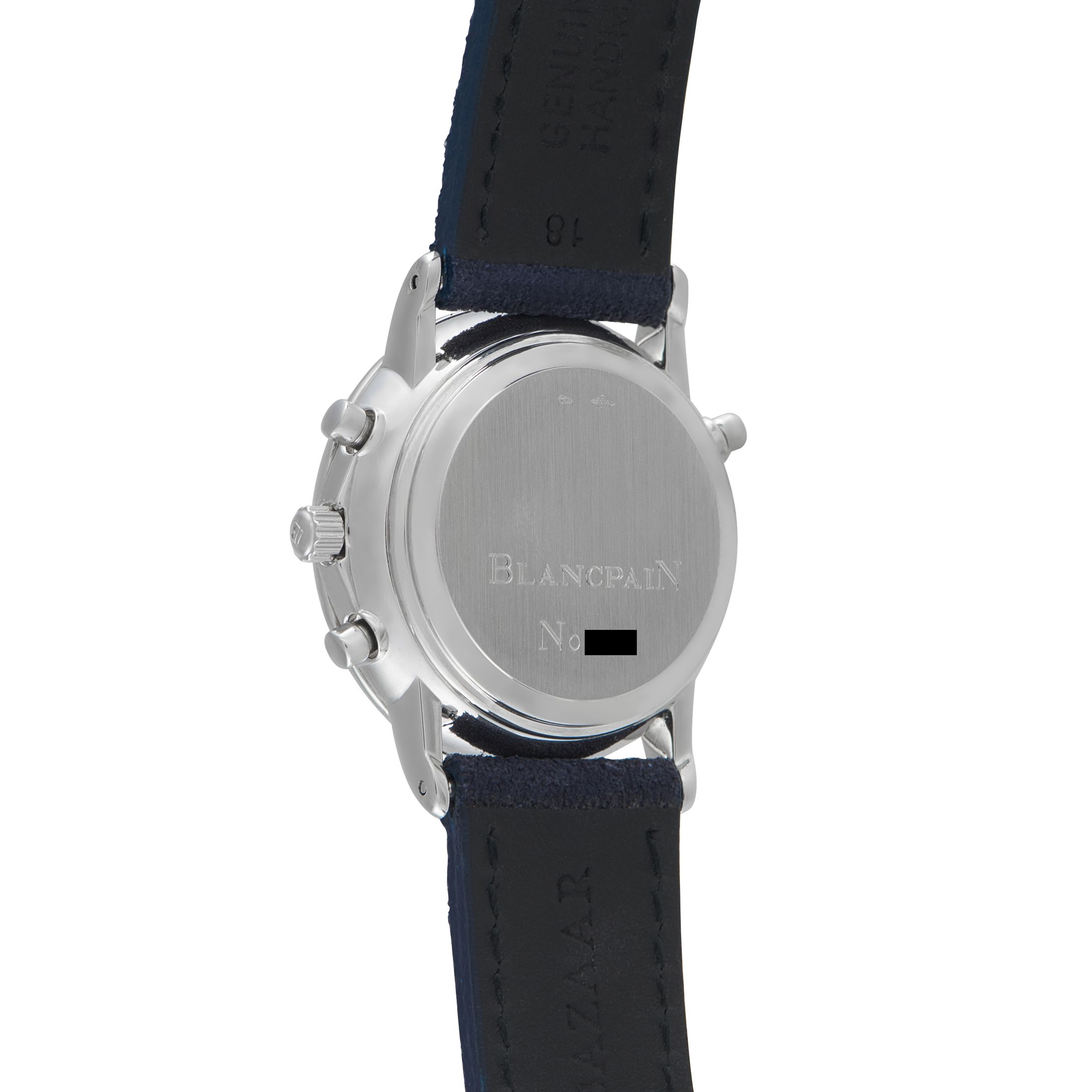 Blancpain Villeret Split Seconds Chronograph Platinum Watch 1186-3427-55
