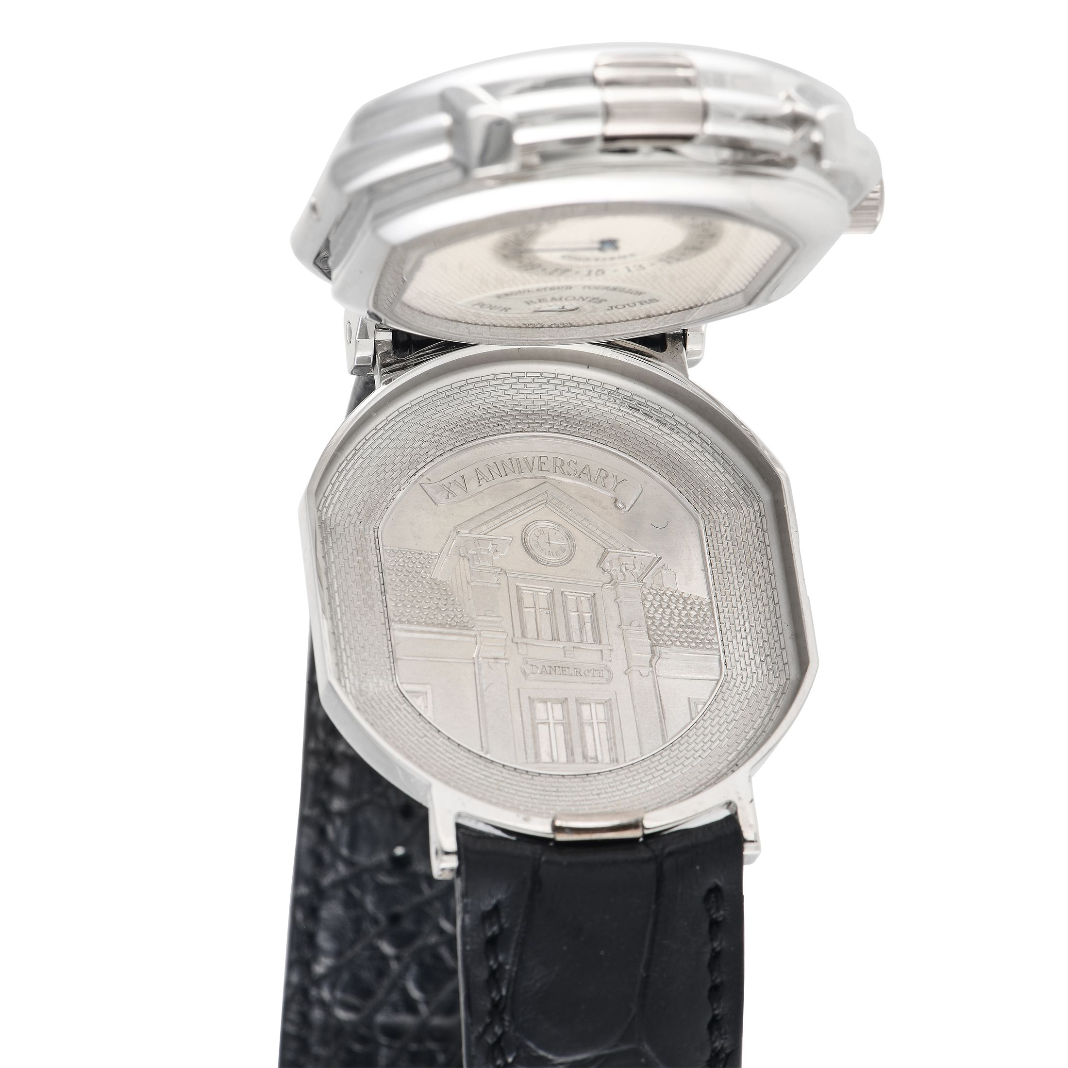 Daniel Roth Double Face Tourbillon XV Years Platinum Watch 197.X.70