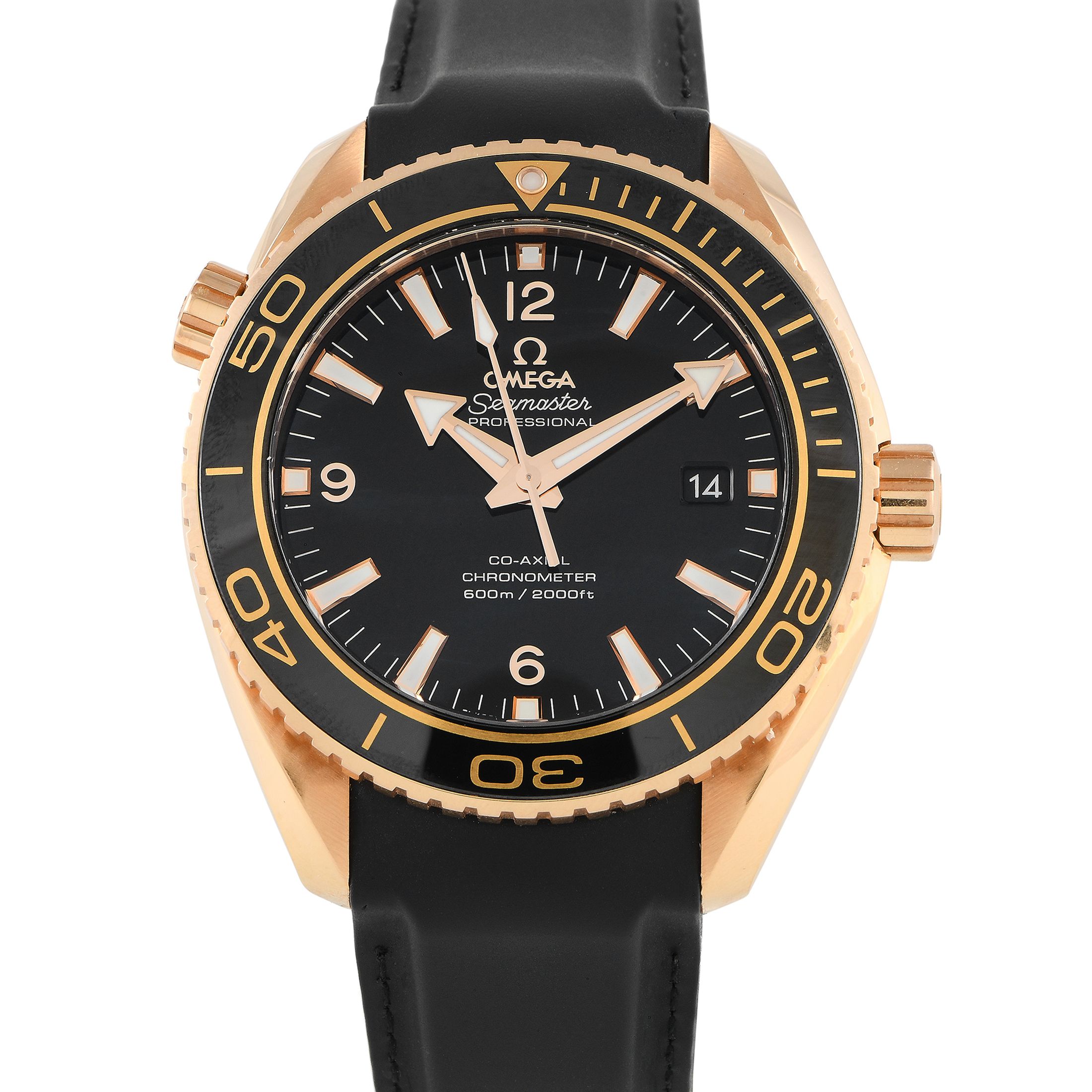 Omega Seamaster Planet Ocean 600M Ceragold Watch 232.63.64.21.01.001