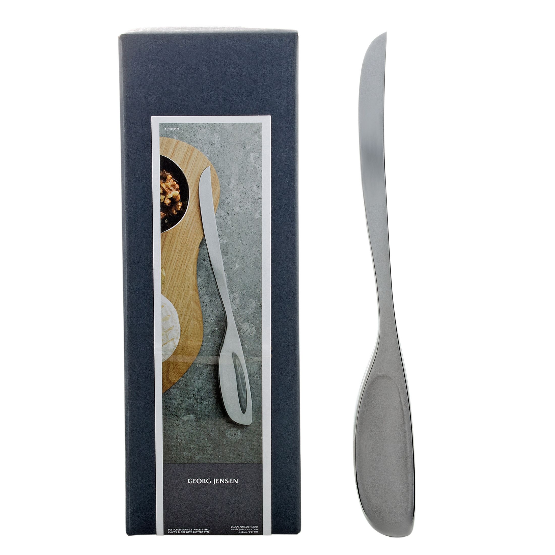 Georg Jensen Alfredo Stainless Steel Soft Cheese Knife