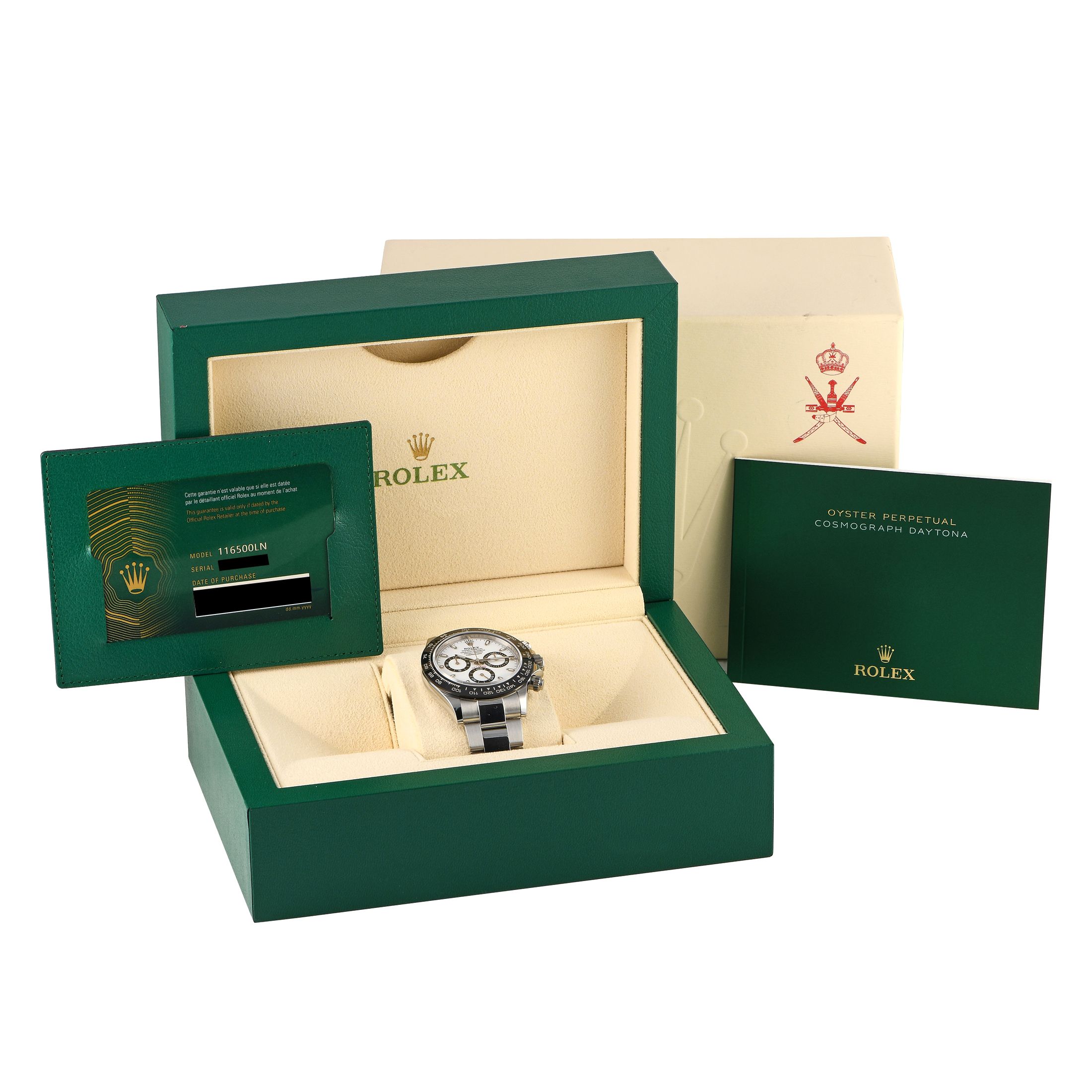 Rolex Daytona White Dial Watch 116500LN