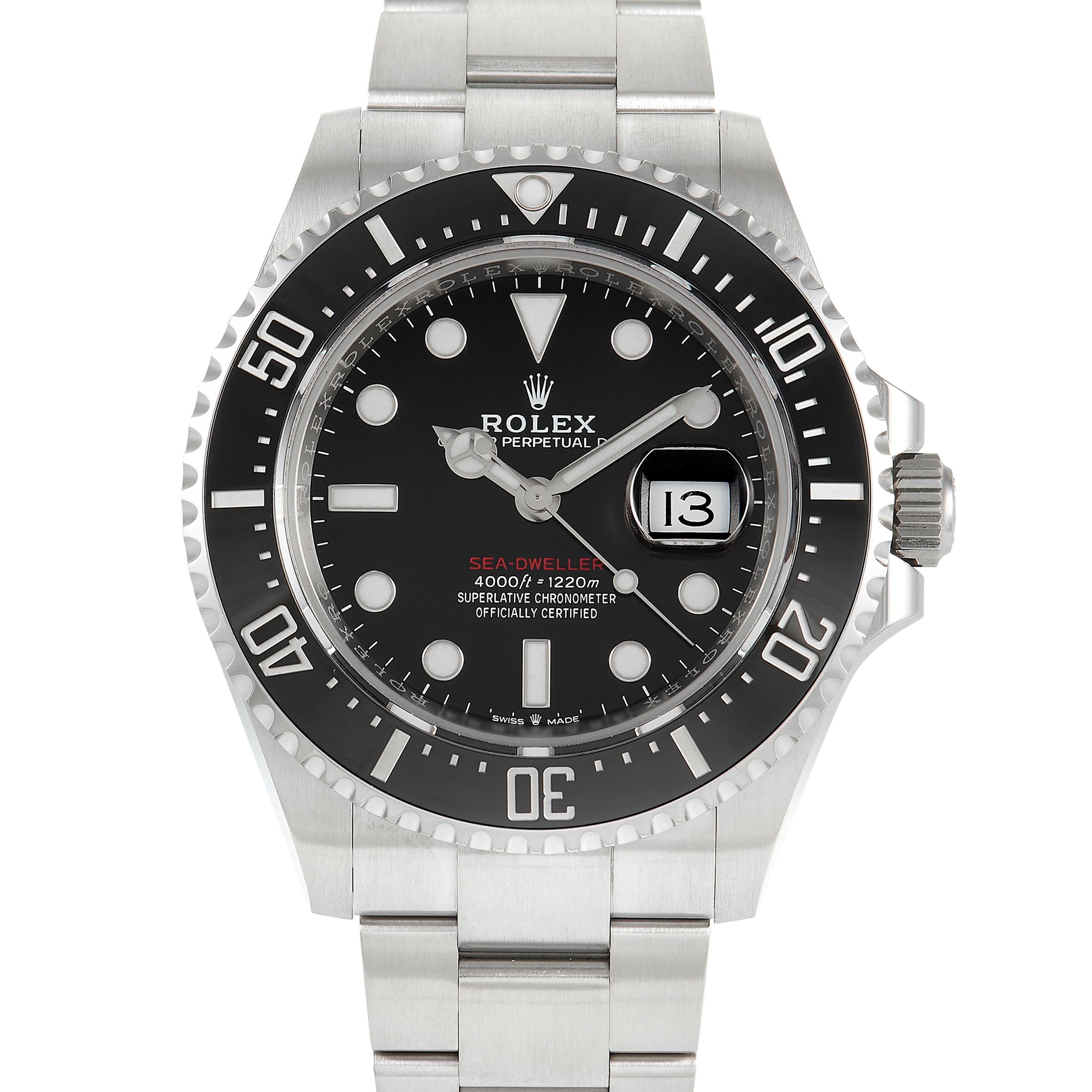 Rolex Sea-Dweller Black Dial Watch 126600-0001
