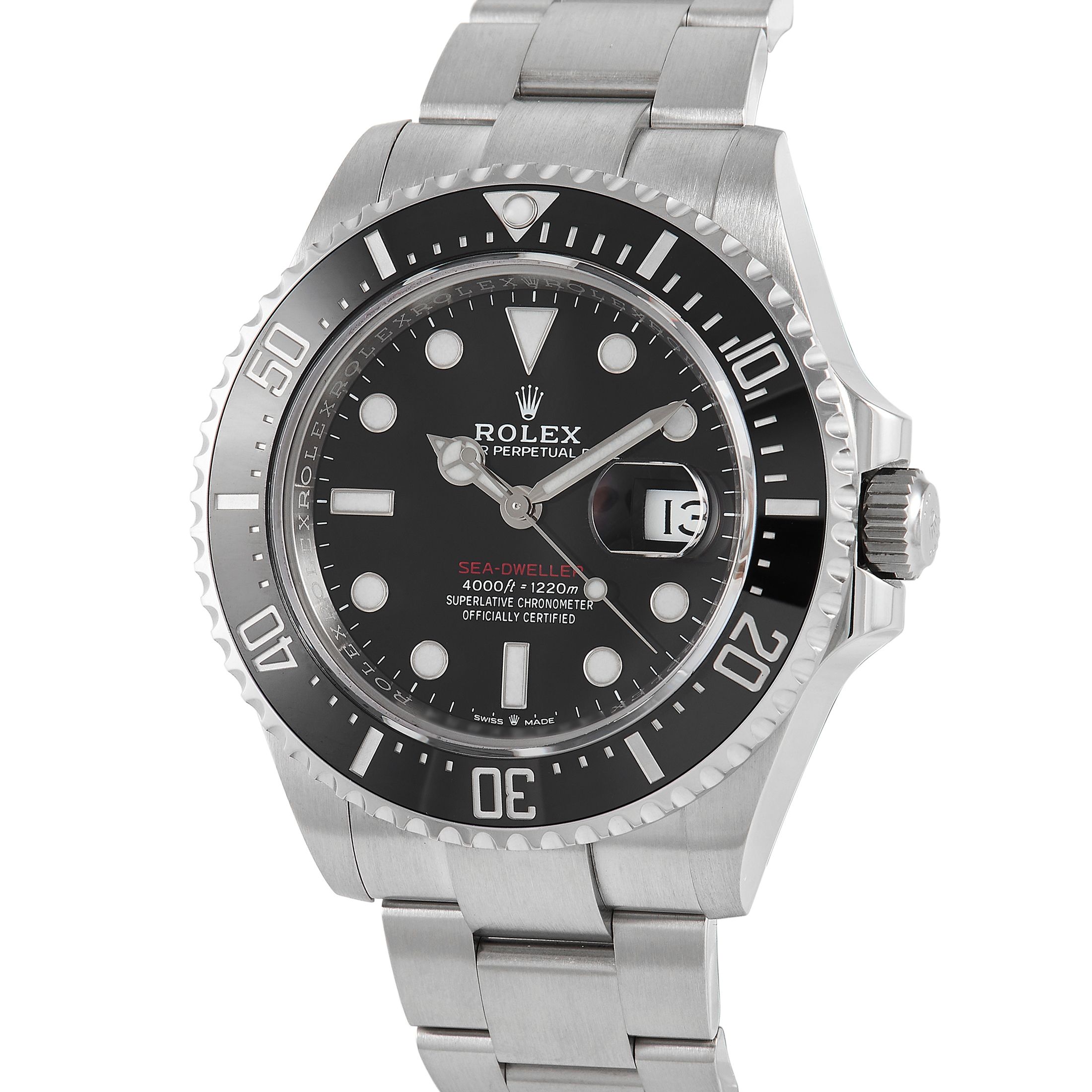 Rolex Sea-Dweller Black Dial Watch 126600-0001