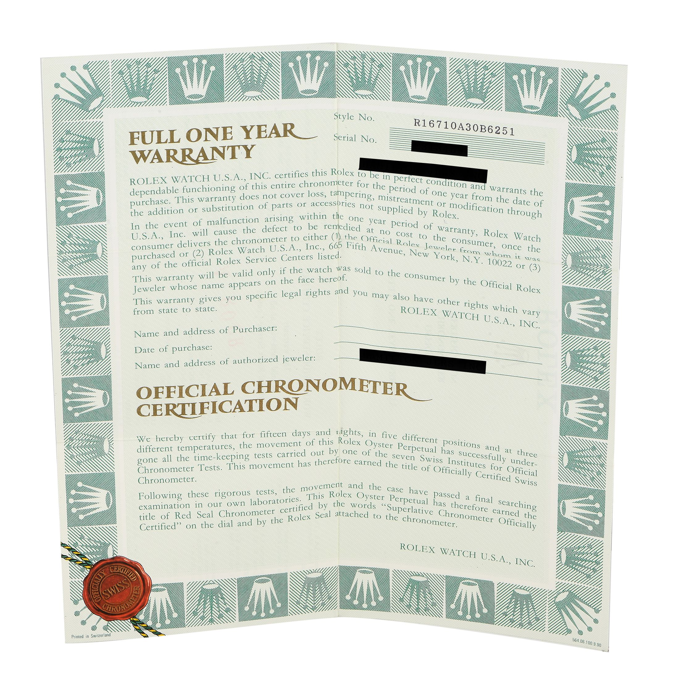 Rolex GMT-Master II Watch 16710