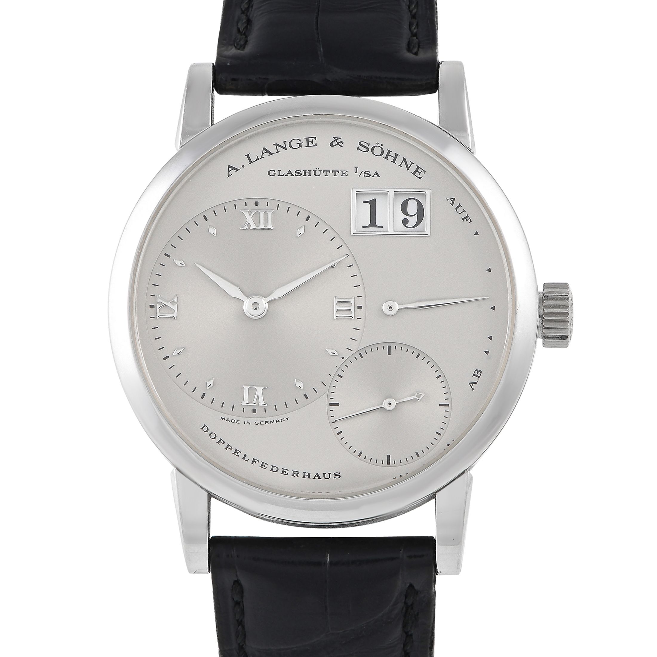 A. Lange & Sohne Little Lange 1 Platinum Watch 111.025